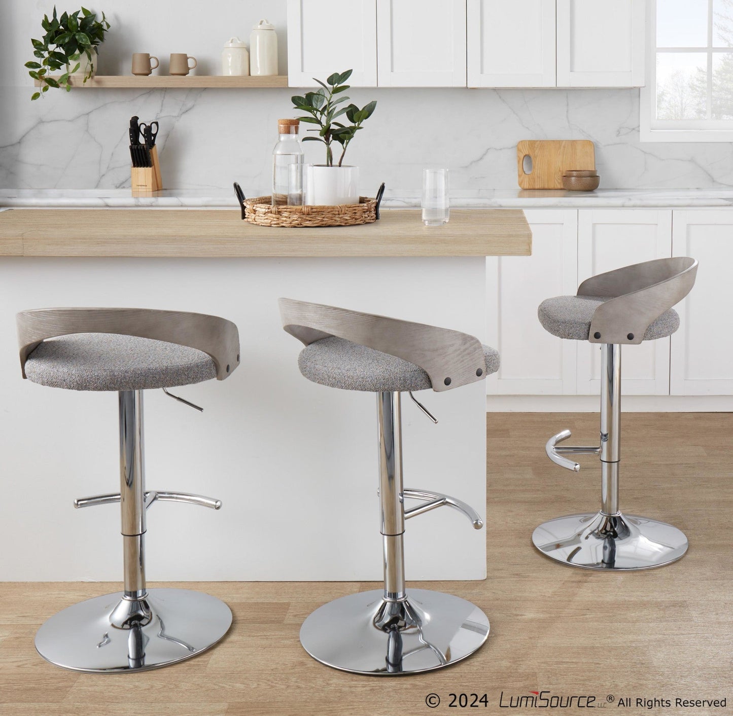 Majestic Office Furniture Adjustable Barstool