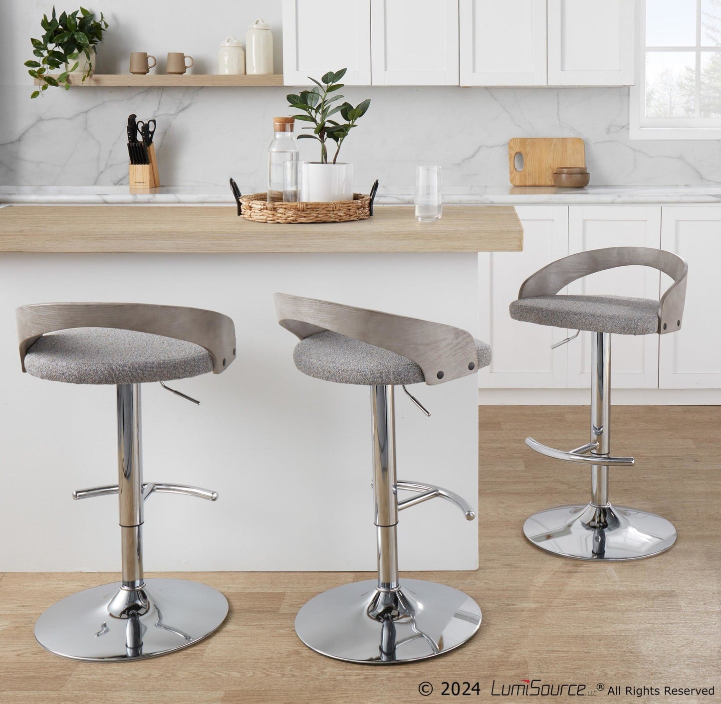 Majestic Office Furniture Adjustable Barstool