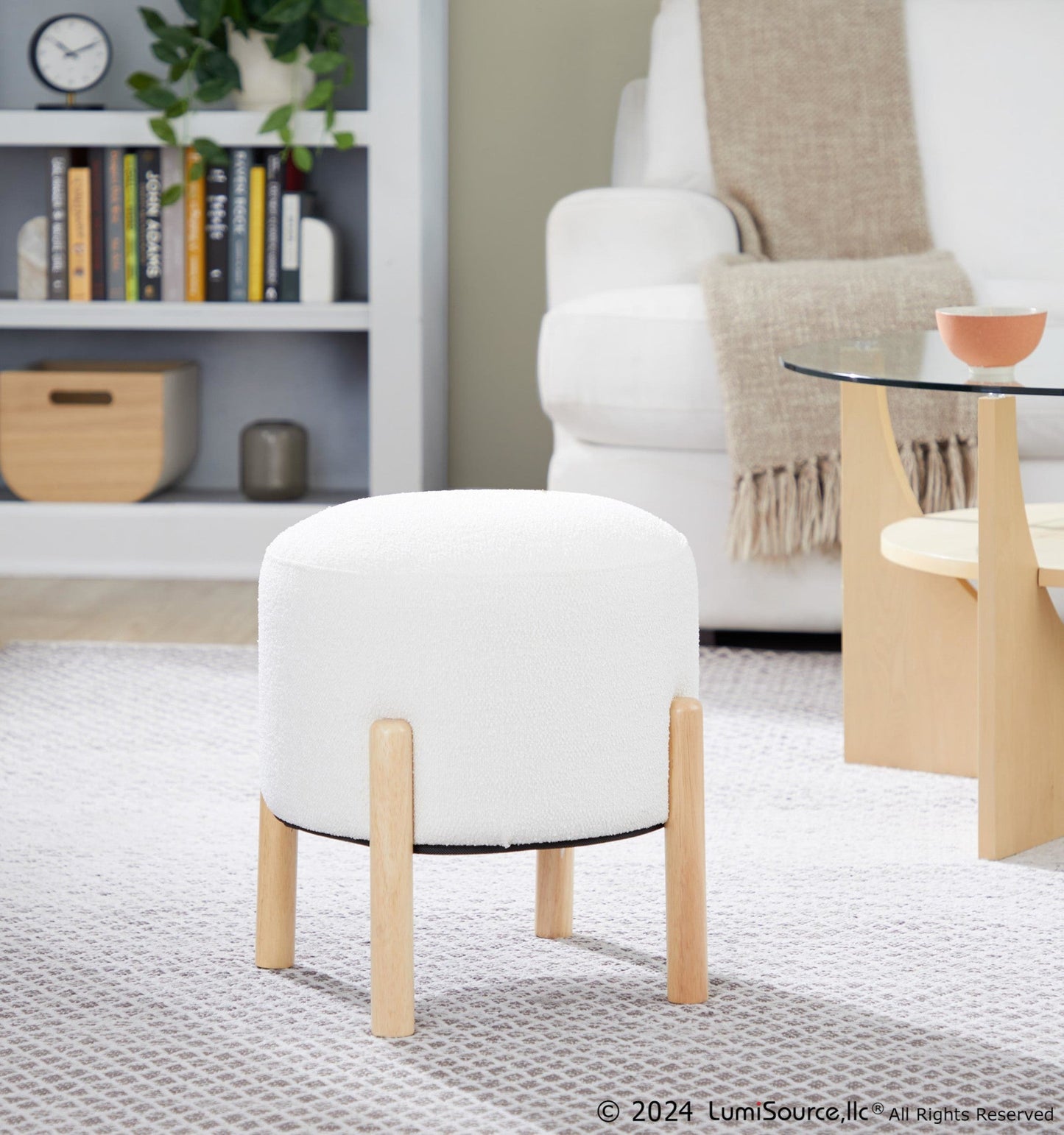 Lumisource Michelle Terry Ottoman