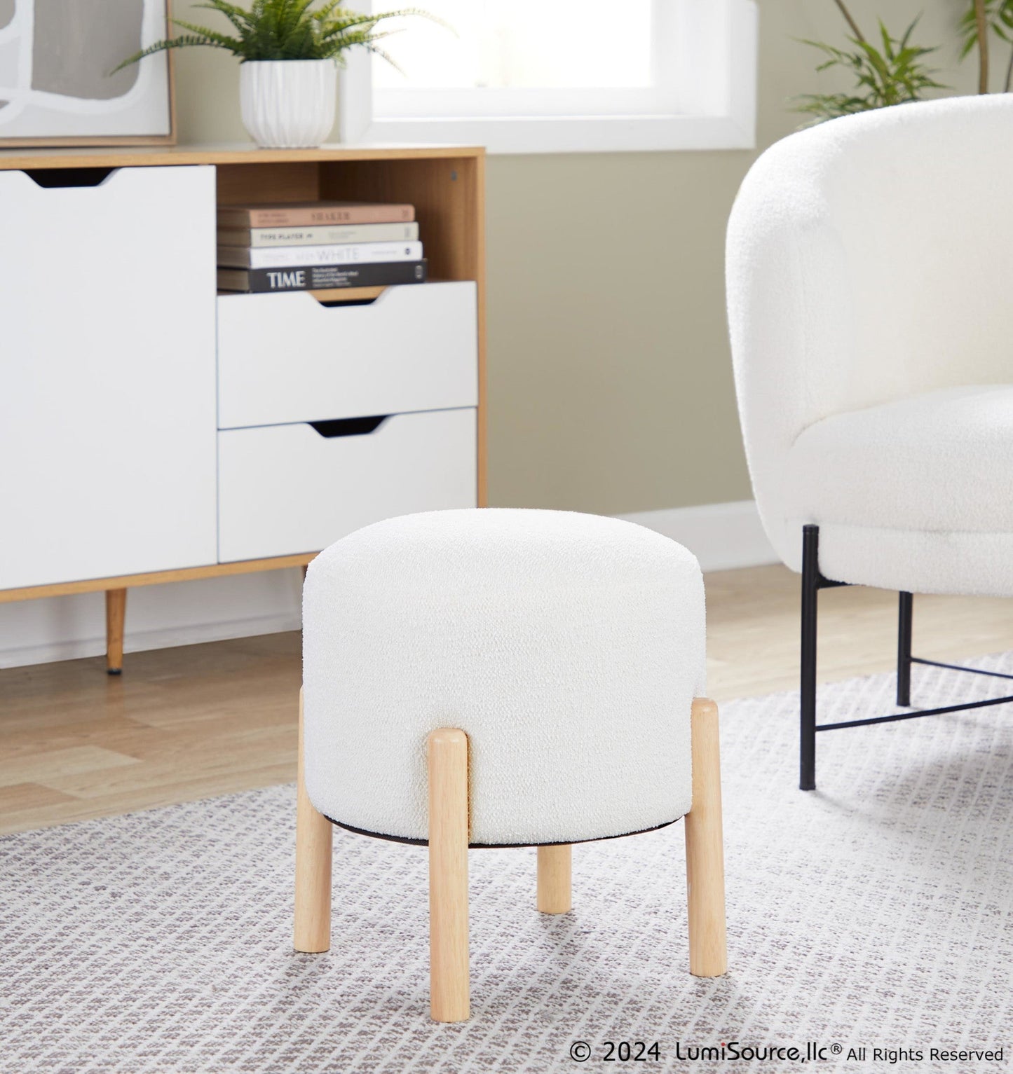 Lumisource Michelle Terry Ottoman