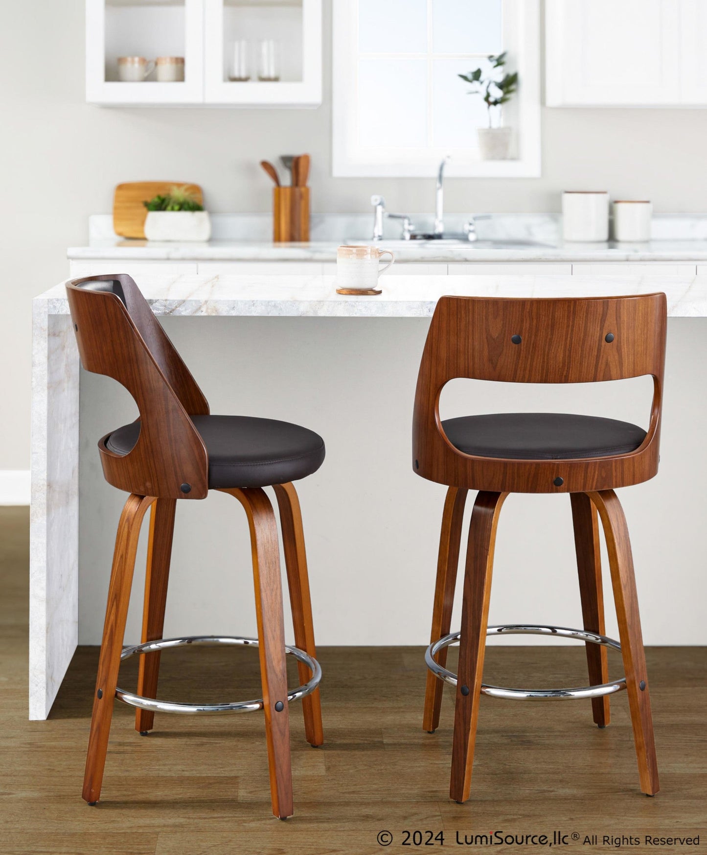 Majestic Office Furniture 26'' Fixed-Height Counter Stool - Set of 2