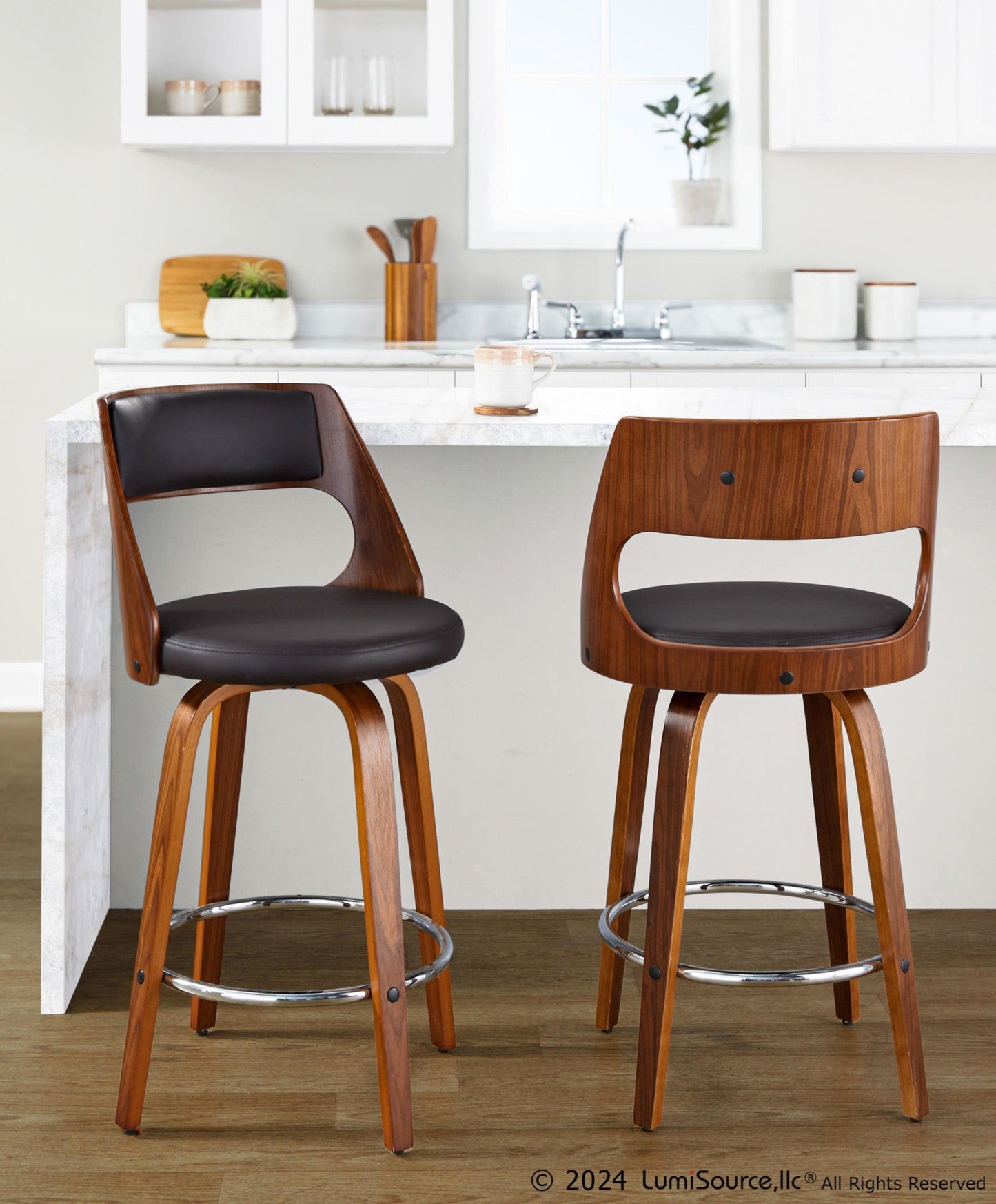 Majestic Office Furniture 26'' Fixed-Height Counter Stool - Set of 2