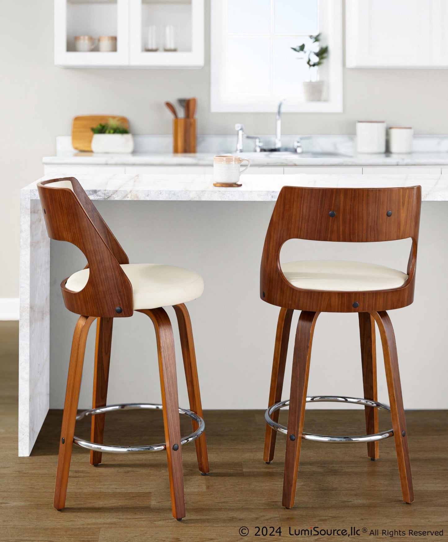 Majestic Office Furniture 26'' Fixed-Height Counter Stool - Set of 2