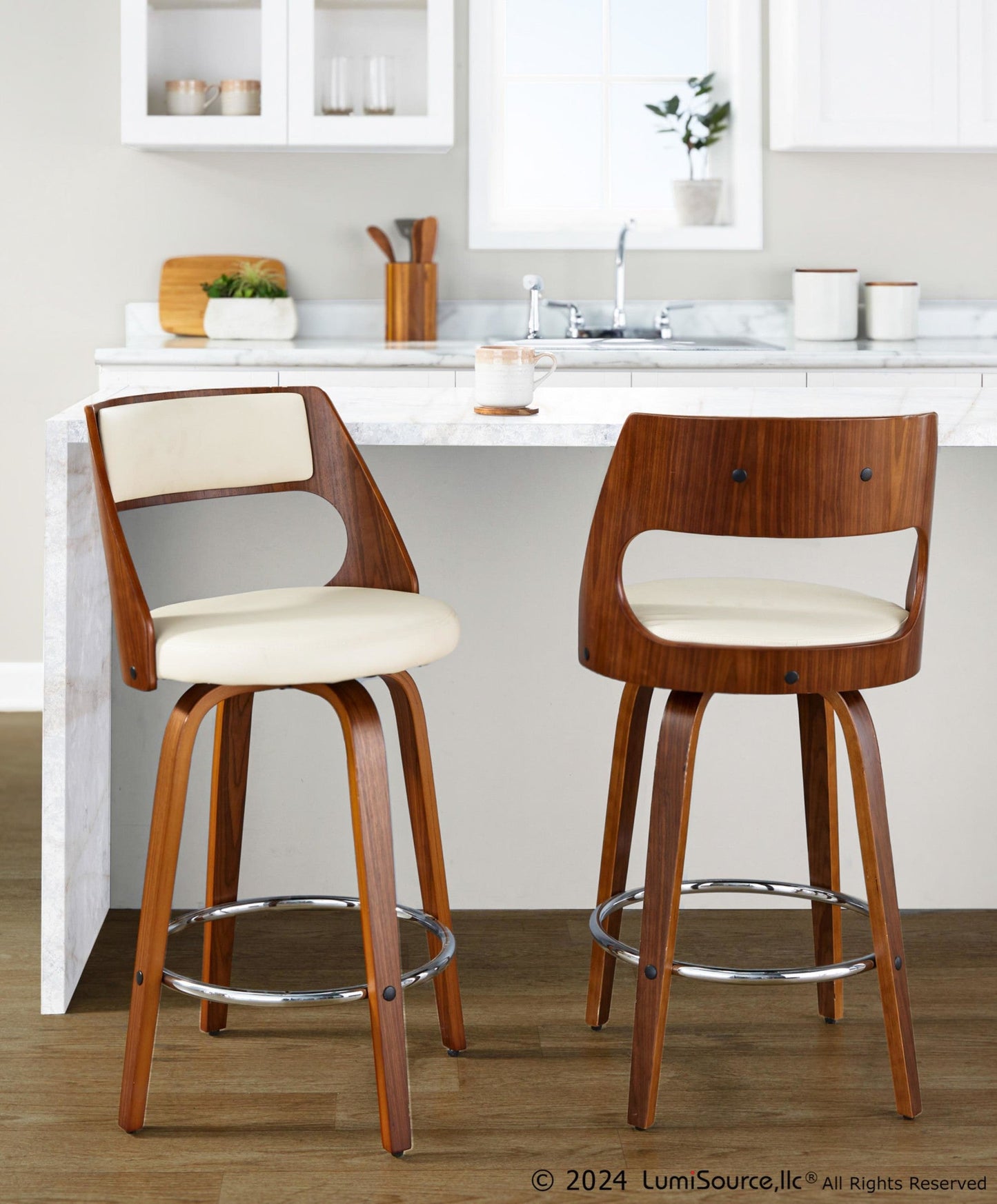 Majestic Office Furniture 26'' Fixed-Height Counter Stool - Set of 2