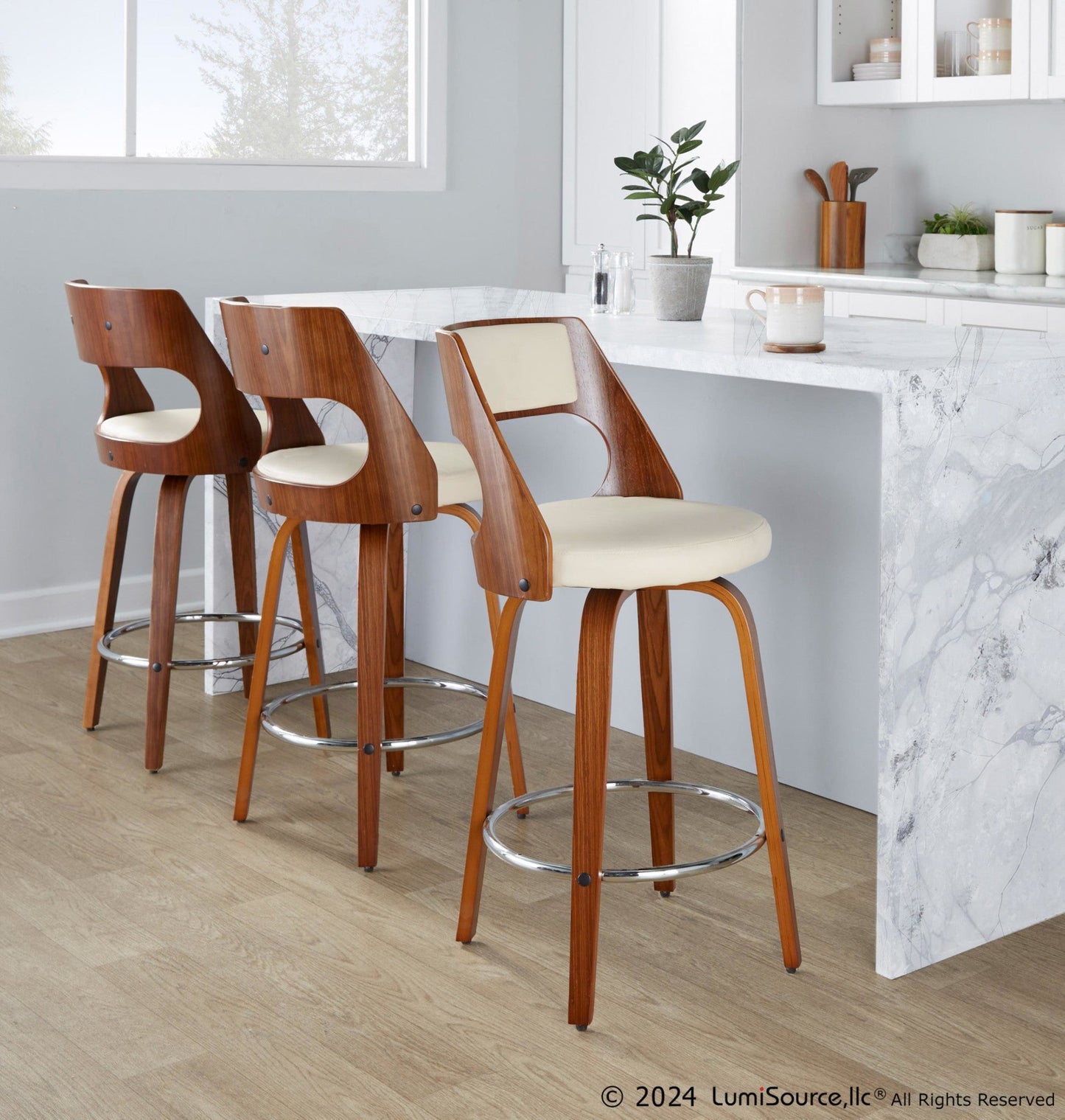 Majestic Office Furniture 26'' Fixed-Height Counter Stool - Set of 2