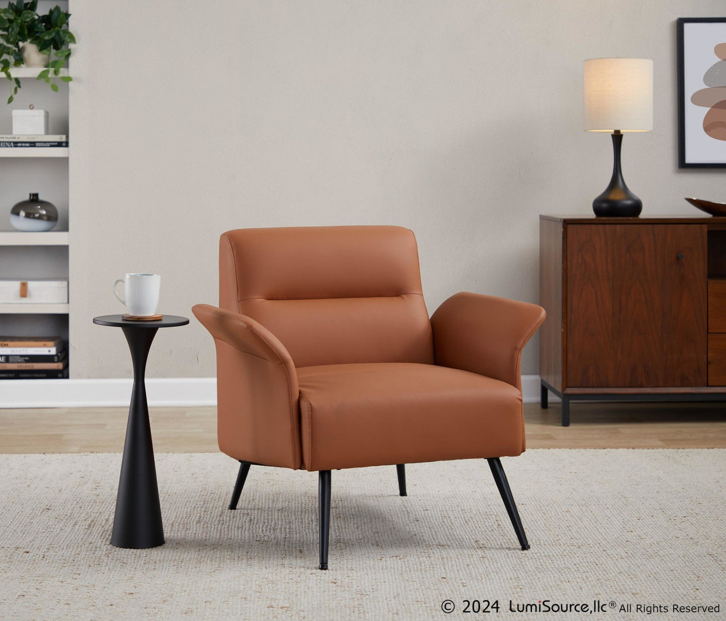 Majestic Office Furniture 22" Metal Side Table