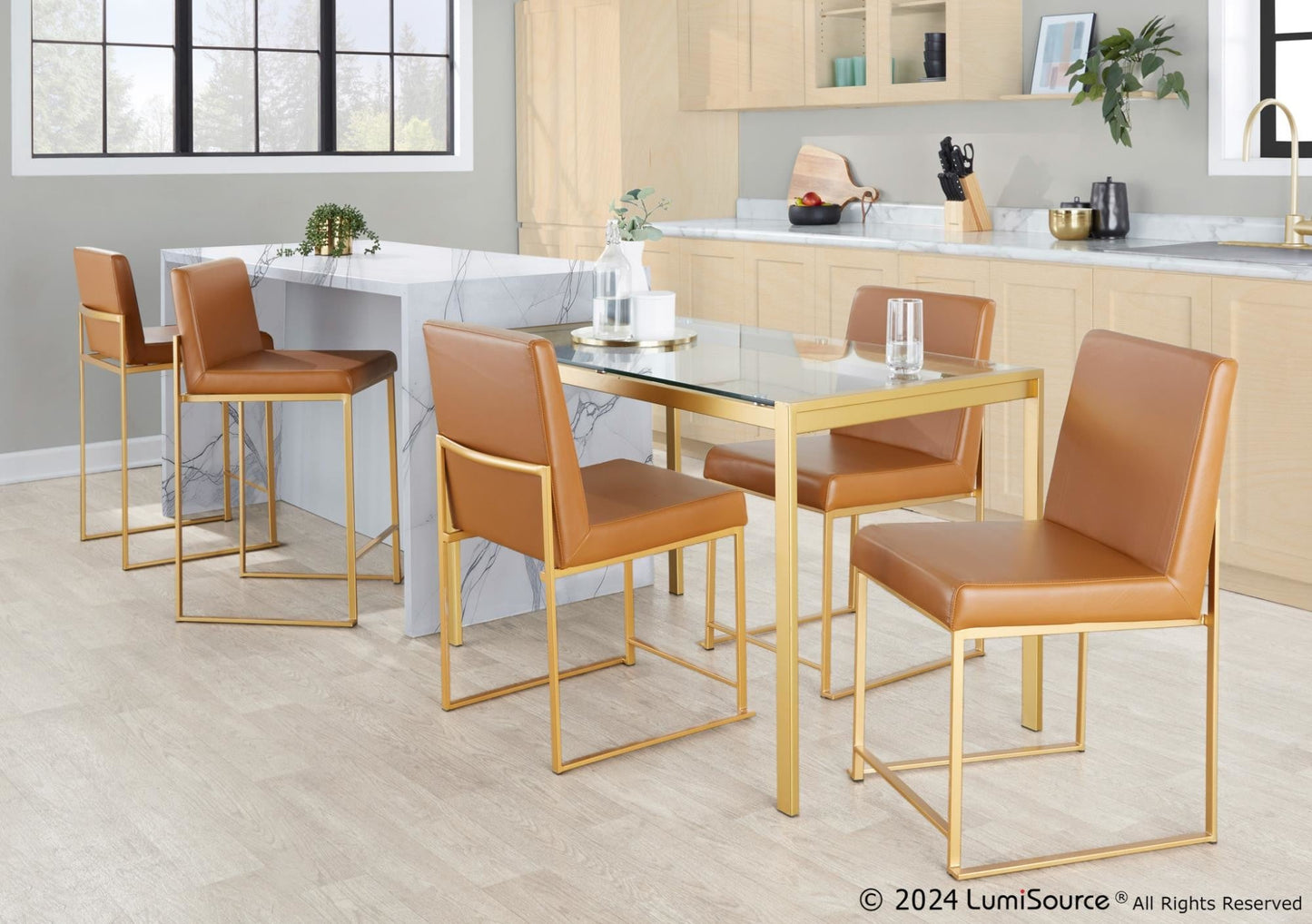Majestic Office Furniture Back Fuji Dining Chair - Set of 2