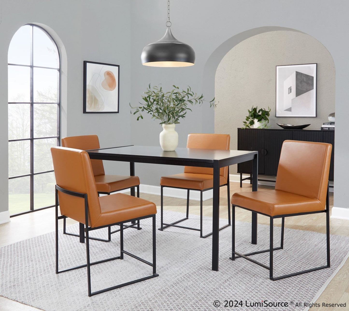 Majestic Office Furniture Back Fuji Dining Chair - Set of 2