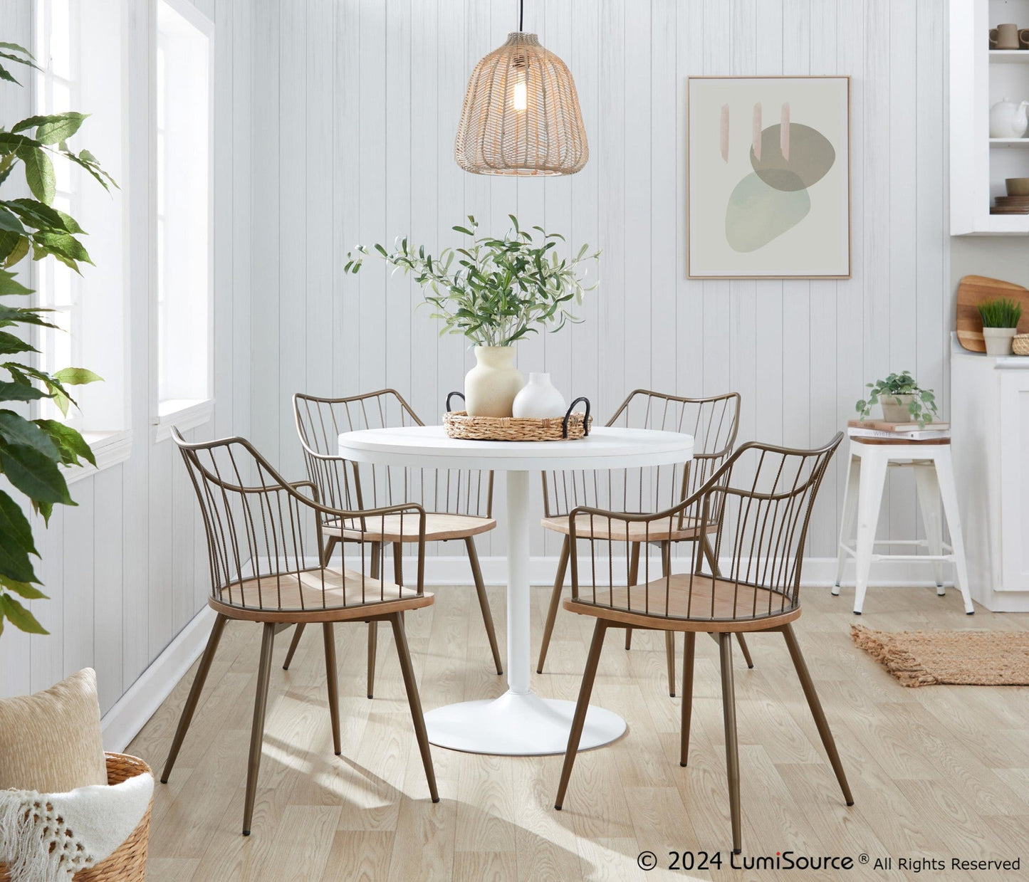 Lumisource Dakota-winston Dining Set - 5 Piece