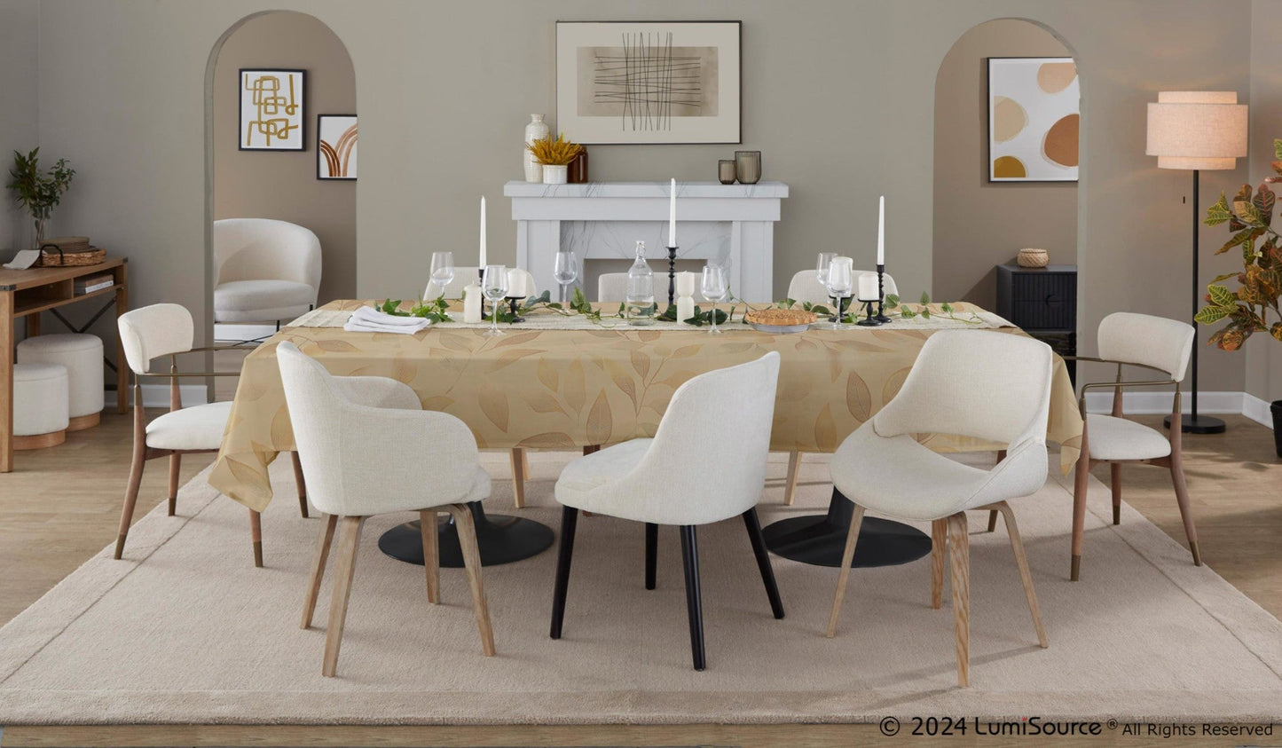 Lumisource Savannah Chair - Set of 2