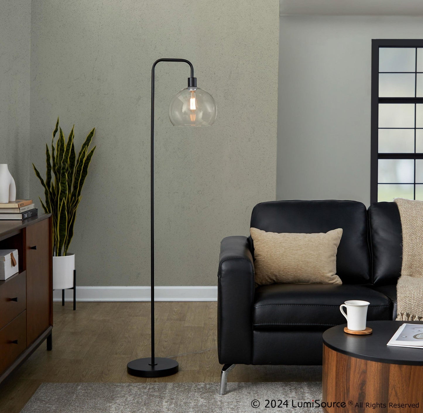 Majestic Office Furniture 61" Metal Floor Lamp