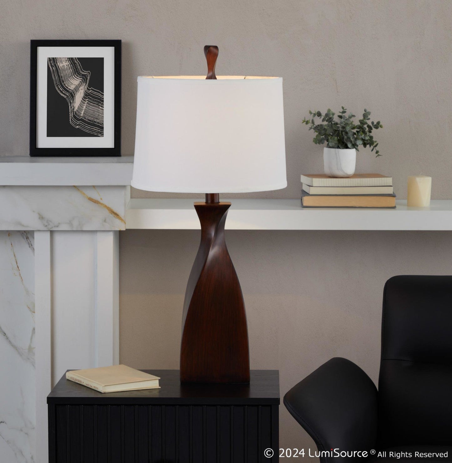 Majestic Office Furniture 30" Polyresin Table Lamp - Set of 2