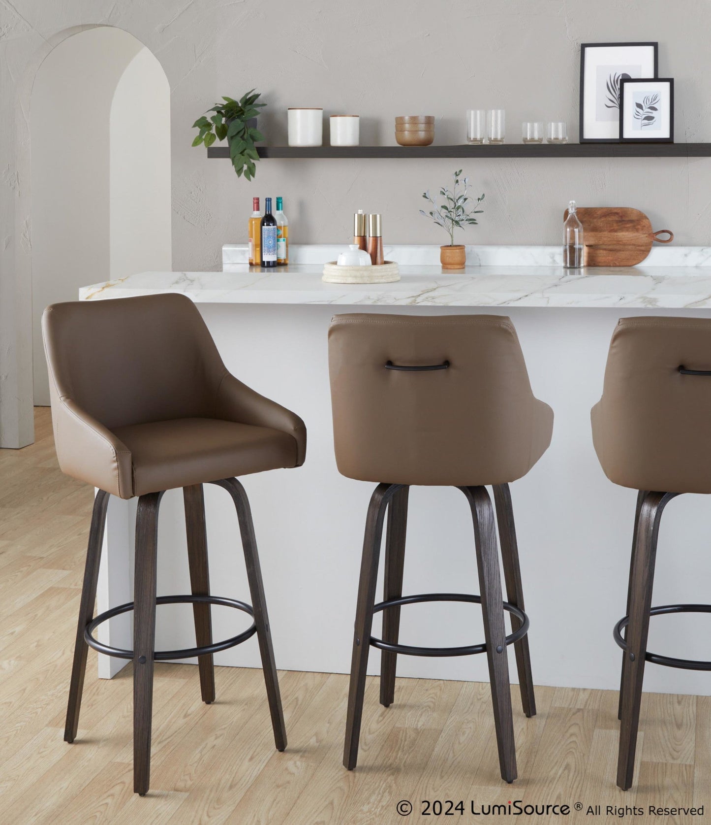Majestic Office Furniture 30" Fixed-Height Barstool - Set of 2