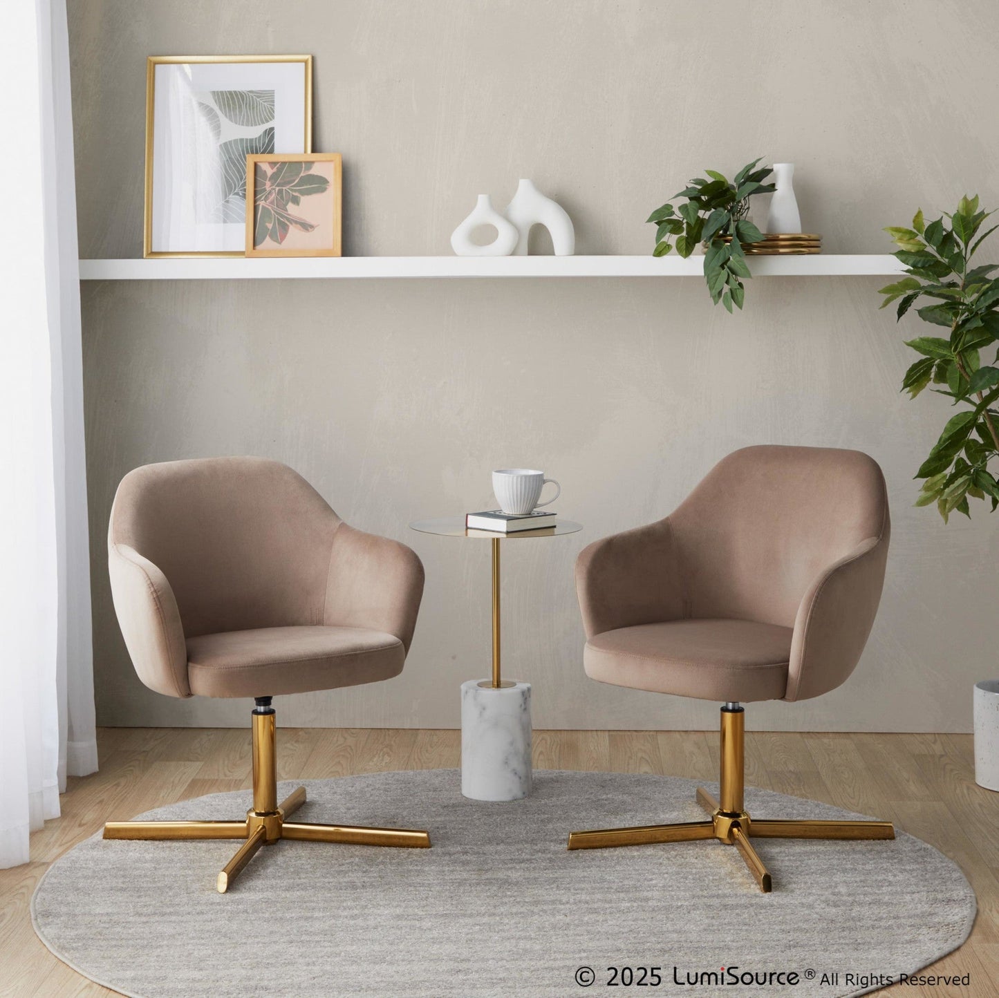 Majestic Office Furniture Swivel Accent Chair