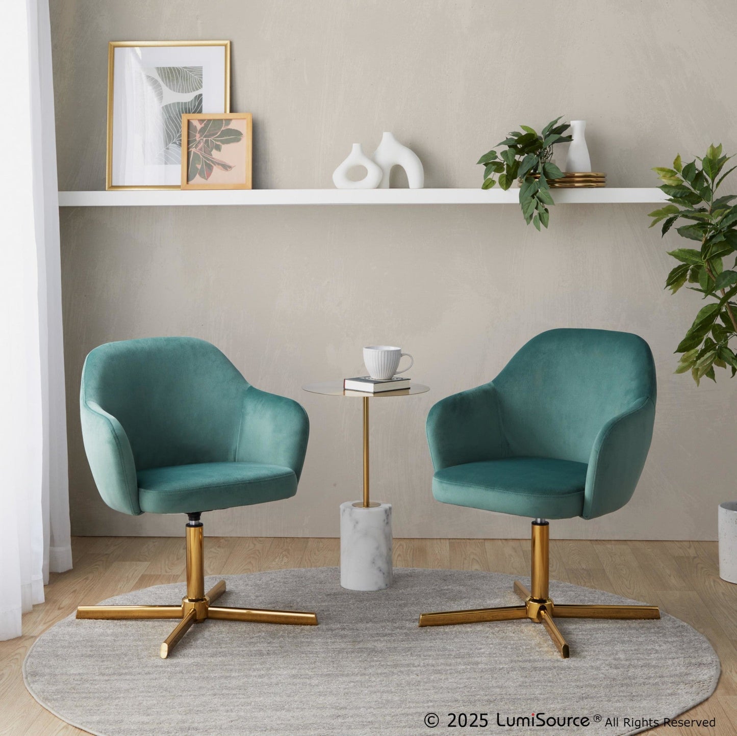 Majestic Office Furniture Swivel Accent Chair