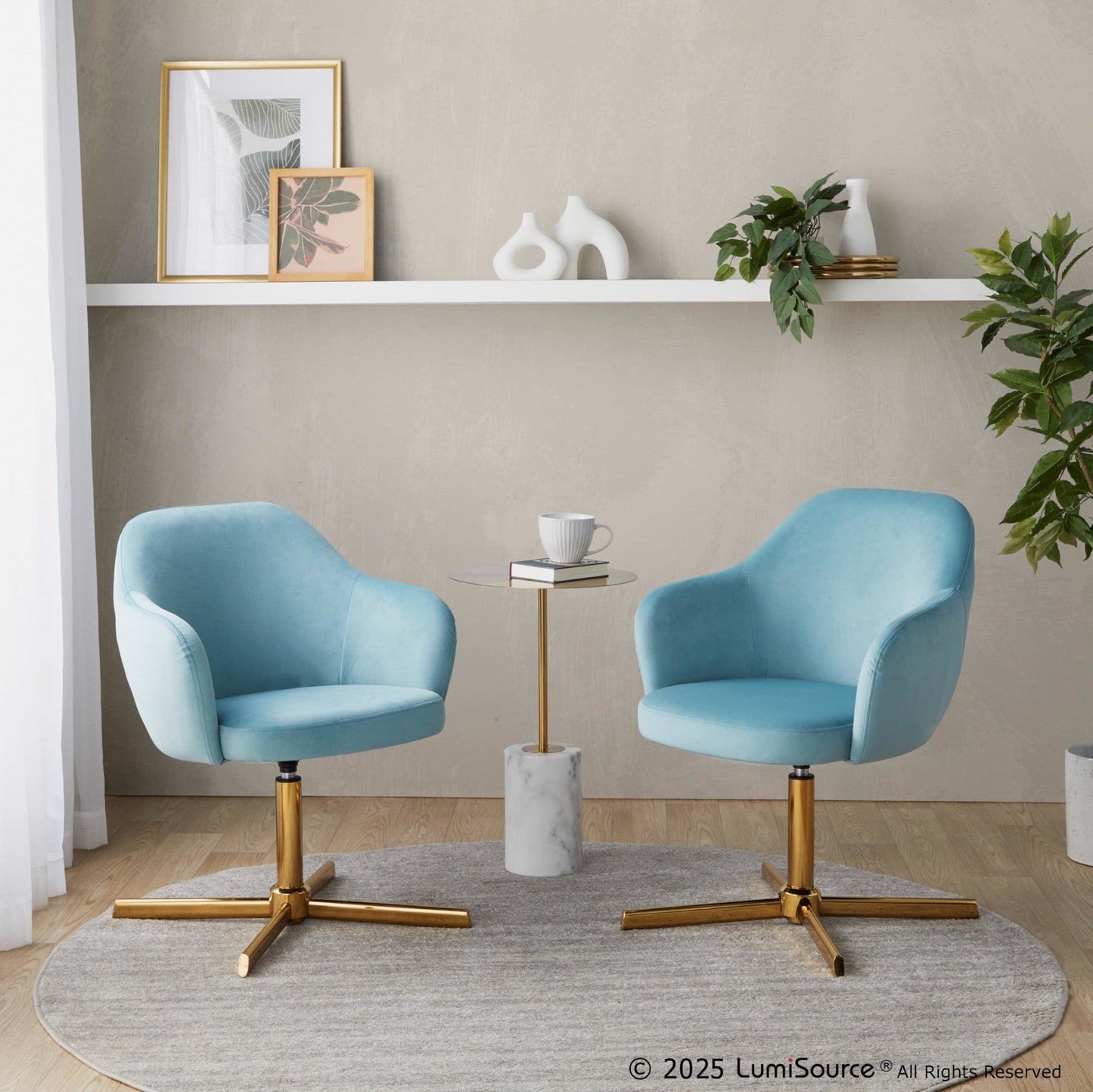 Majestic Office Furniture Swivel Accent Chair