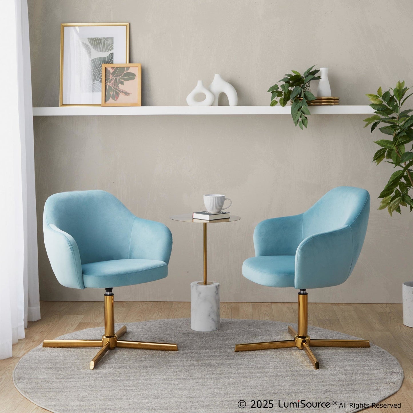 Majestic Office Furniture Swivel Accent Chair