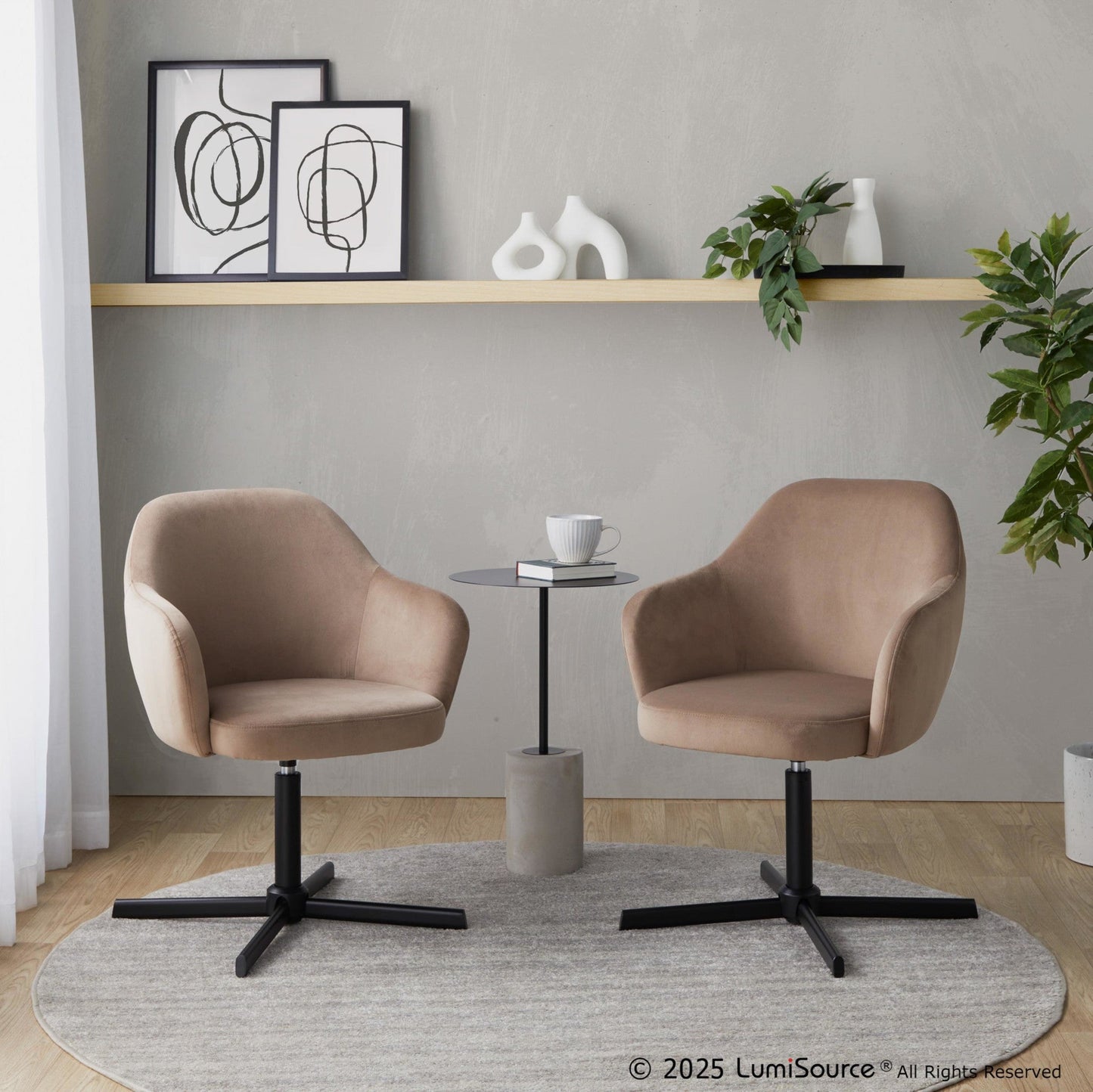 Majestic Office Furniture Swivel Accent Chair