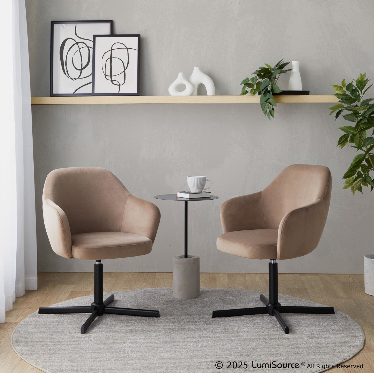 Majestic Office Furniture Swivel Accent Chair