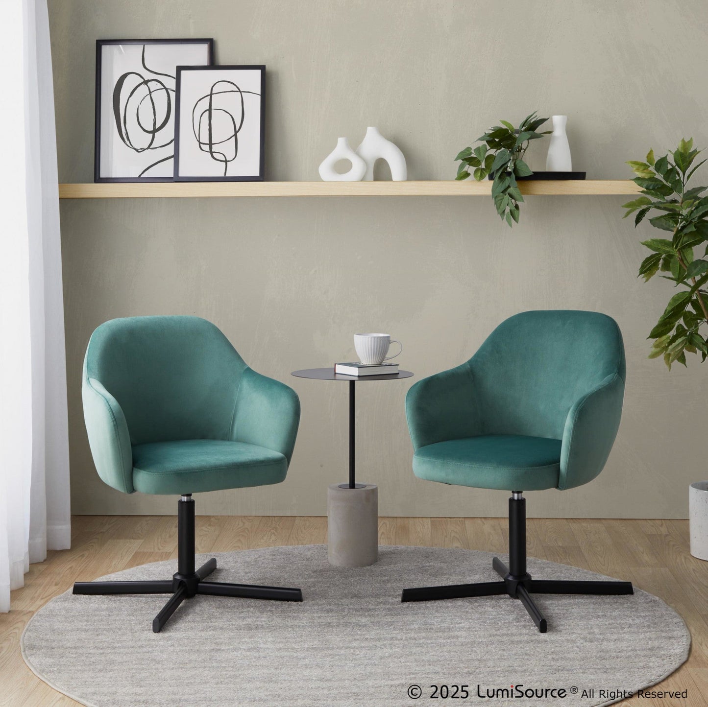 Majestic Office Furniture Swivel Accent Chair
