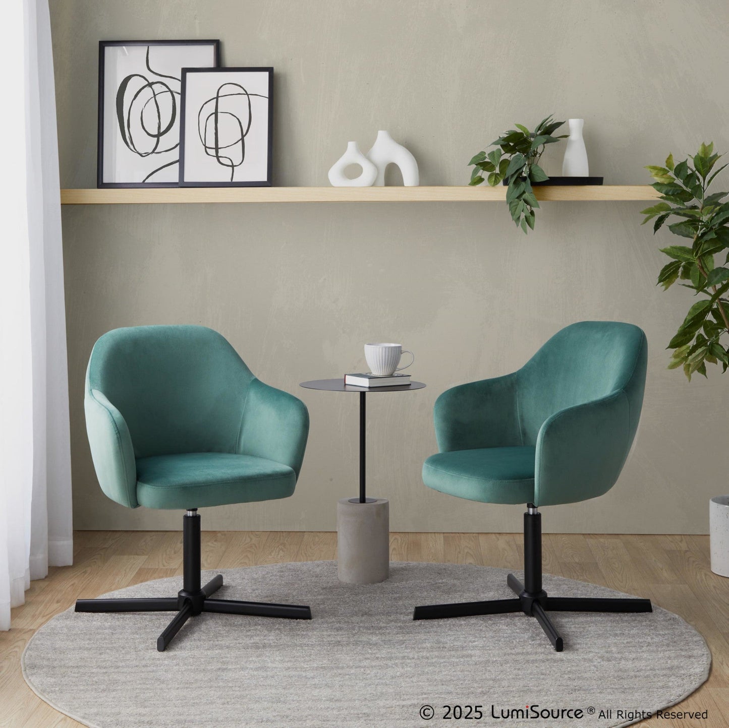 Majestic Office Furniture Swivel Accent Chair