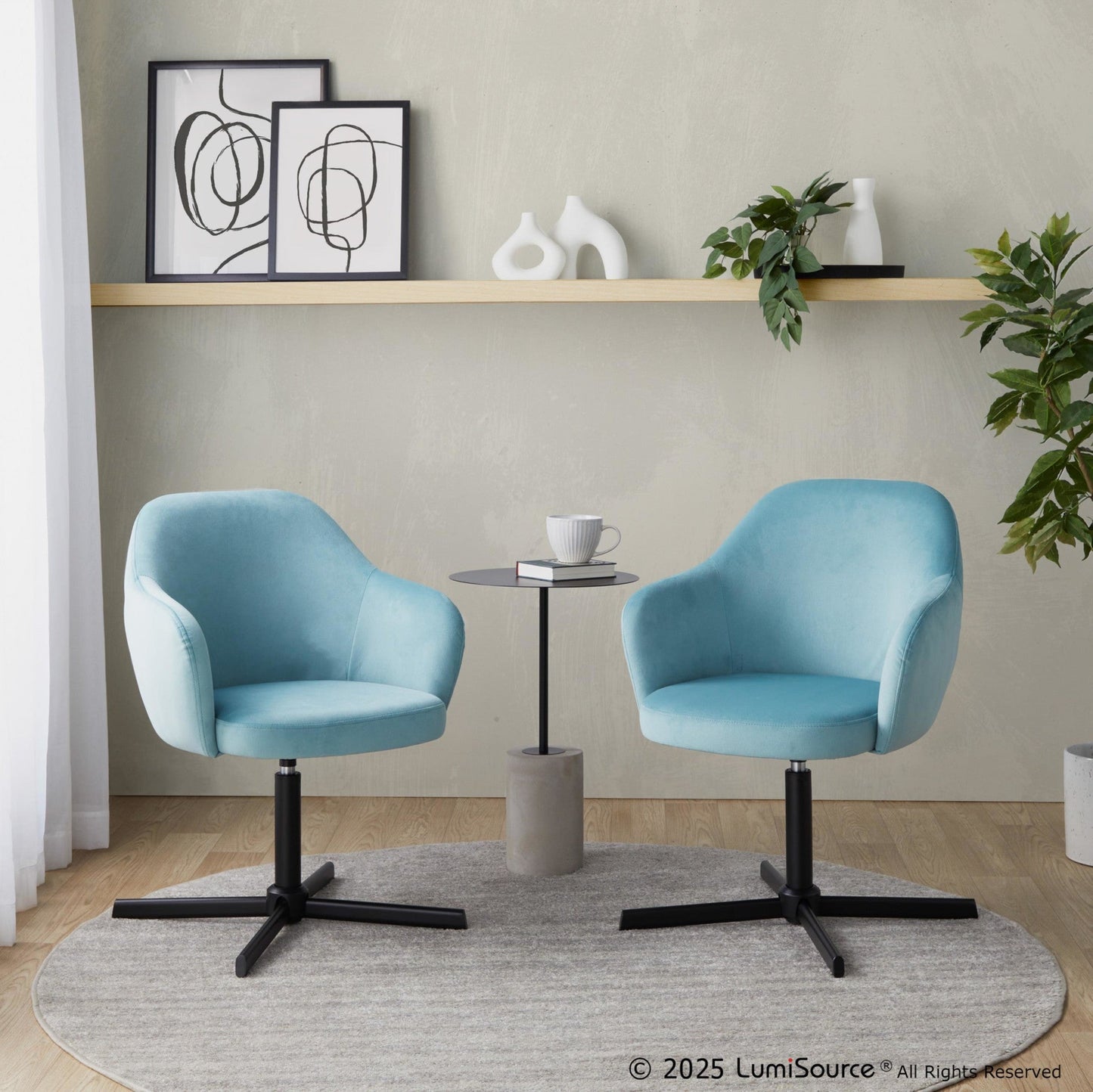 Majestic Office Furniture Swivel Accent Chair