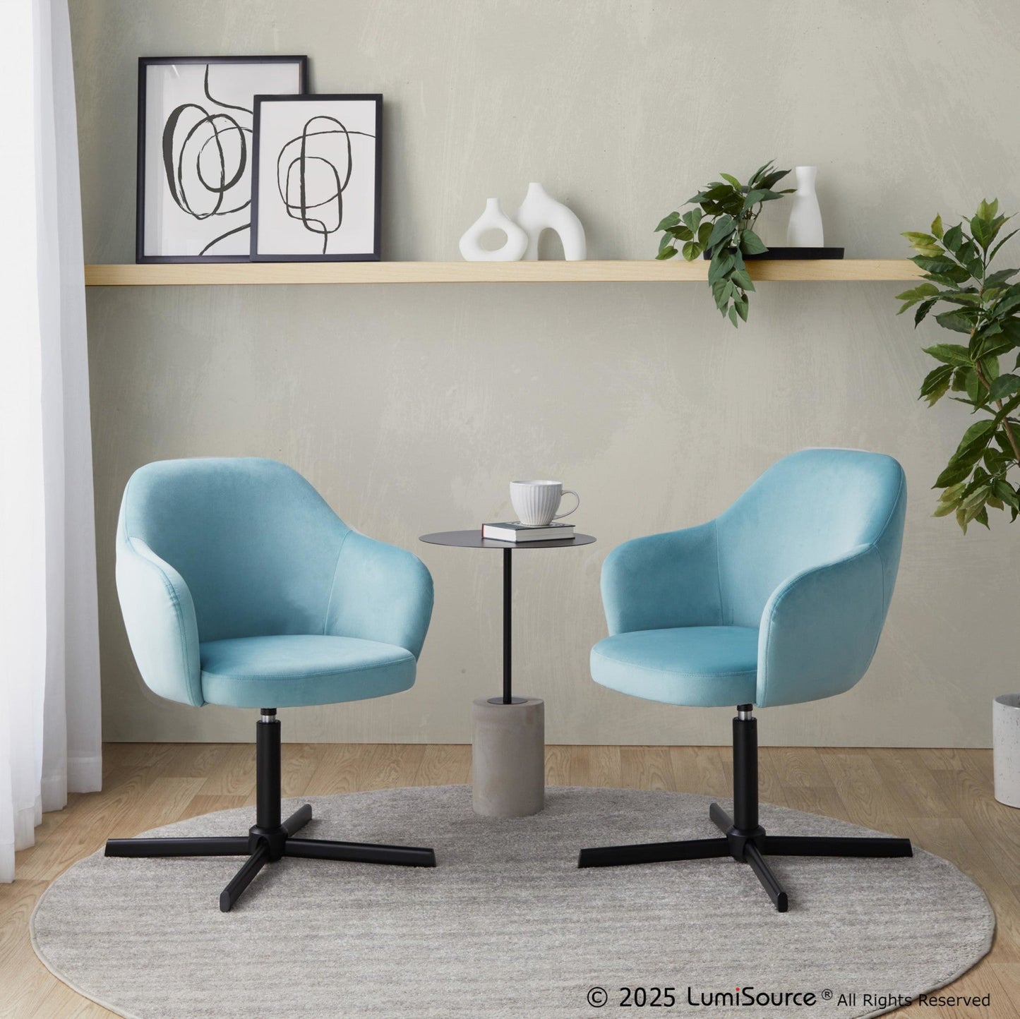 Majestic Office Furniture Swivel Accent Chair