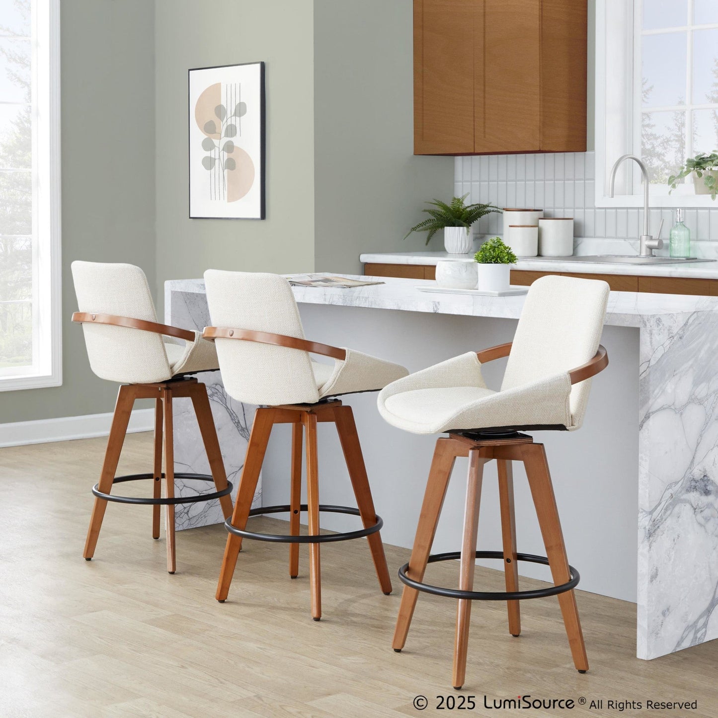 Majestic Office Furniture 26" Fixed-Height Counter Stool