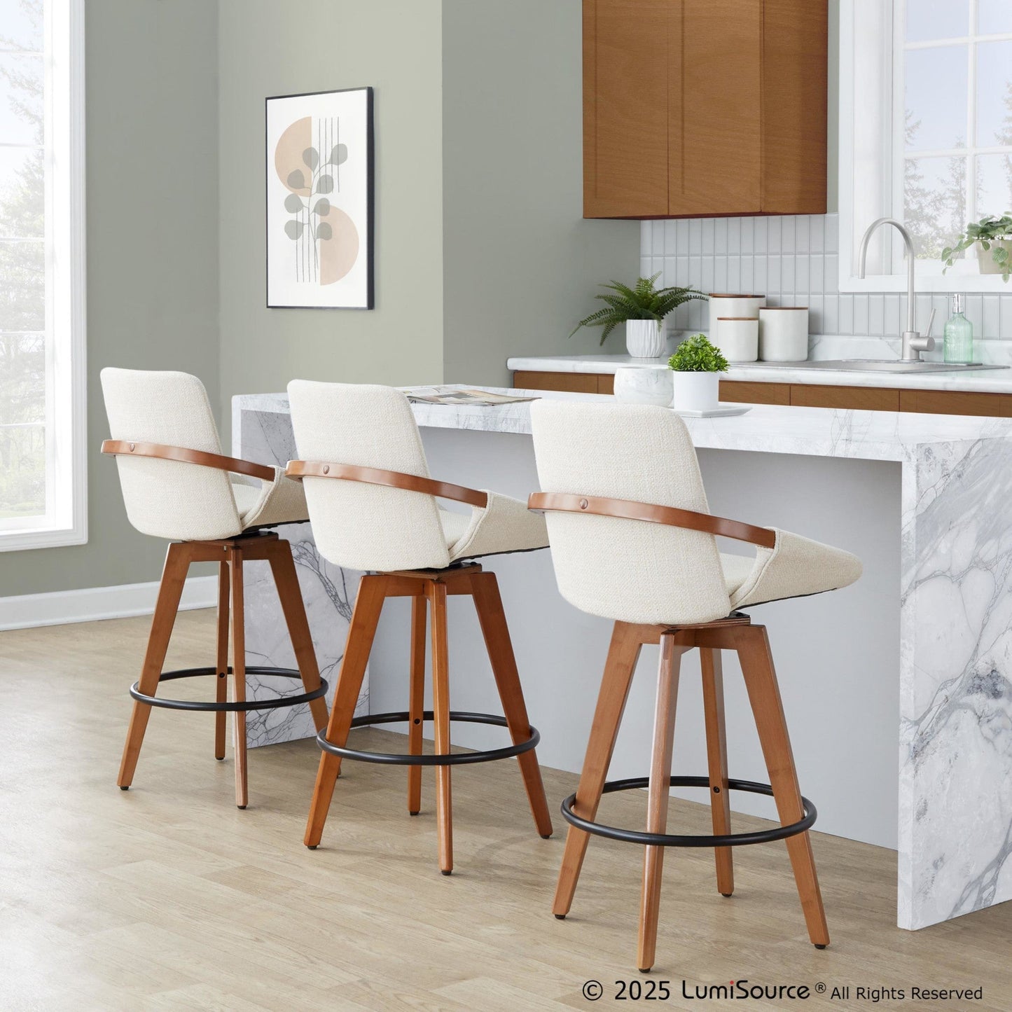 Majestic Office Furniture 26" Fixed-Height Counter Stool