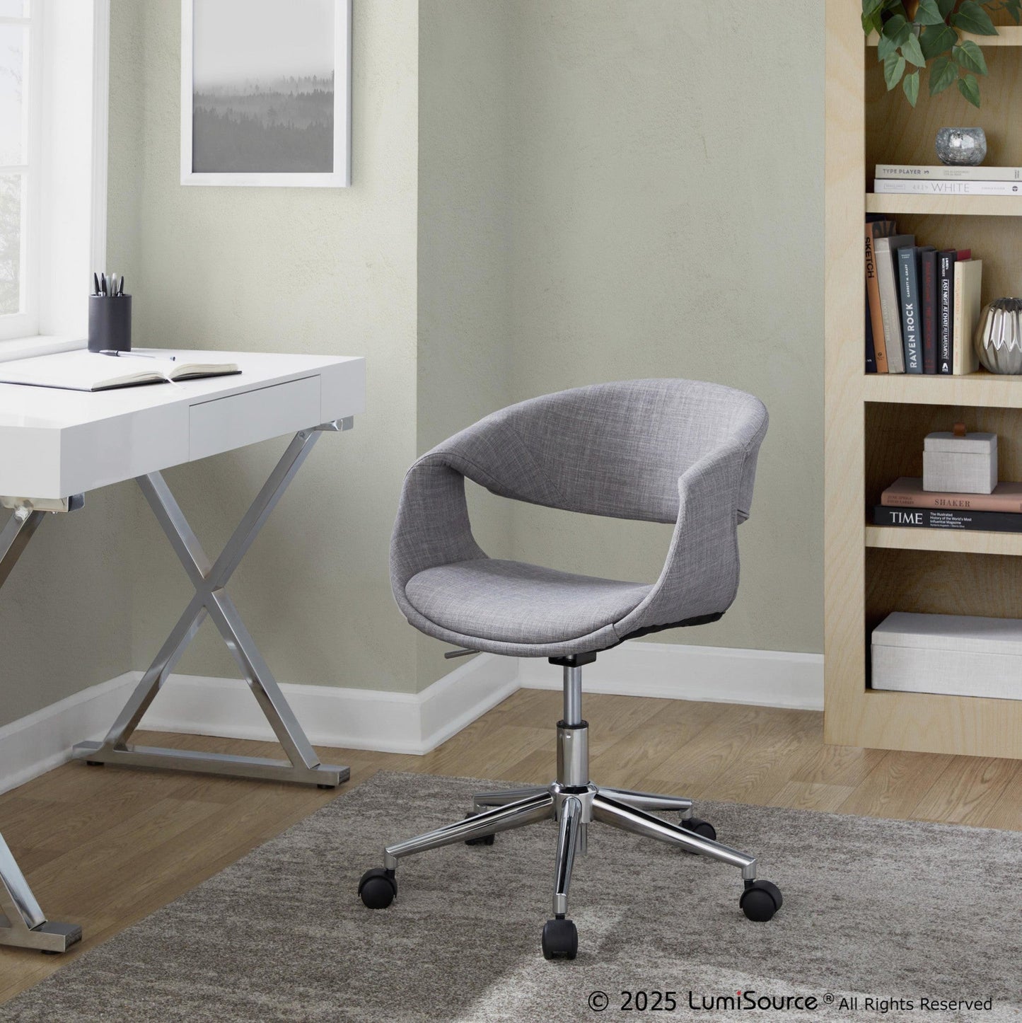 Majestic Office Furniture Upholstered 5-star Task Chair