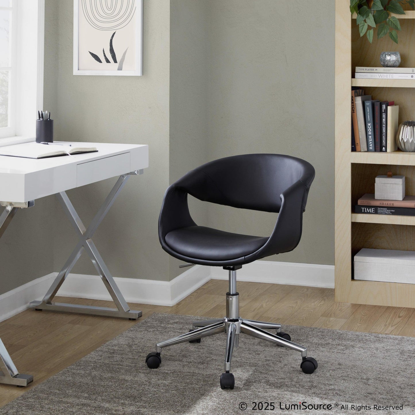 Majestic Office Furniture Upholstered 5-star Task Chair
