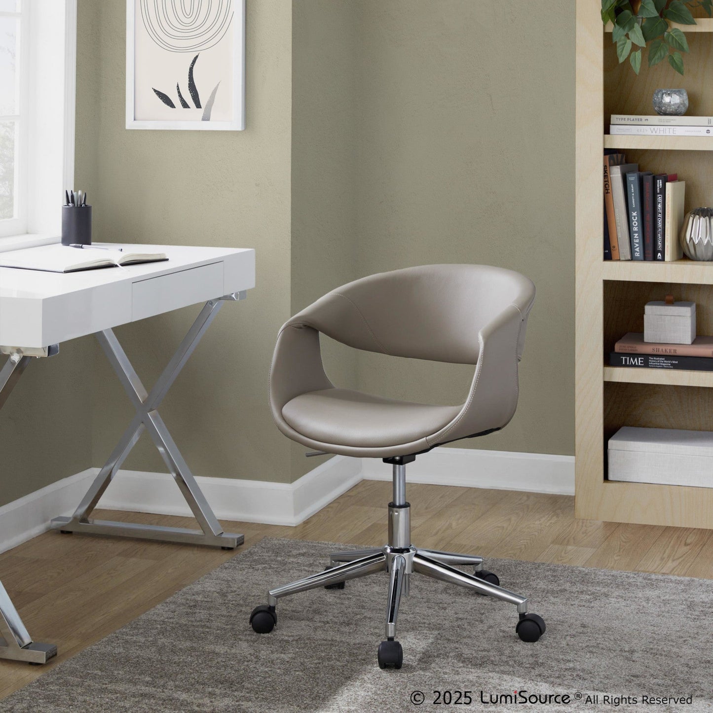 Majestic Office Furniture Upholstered 5-star Task Chair
