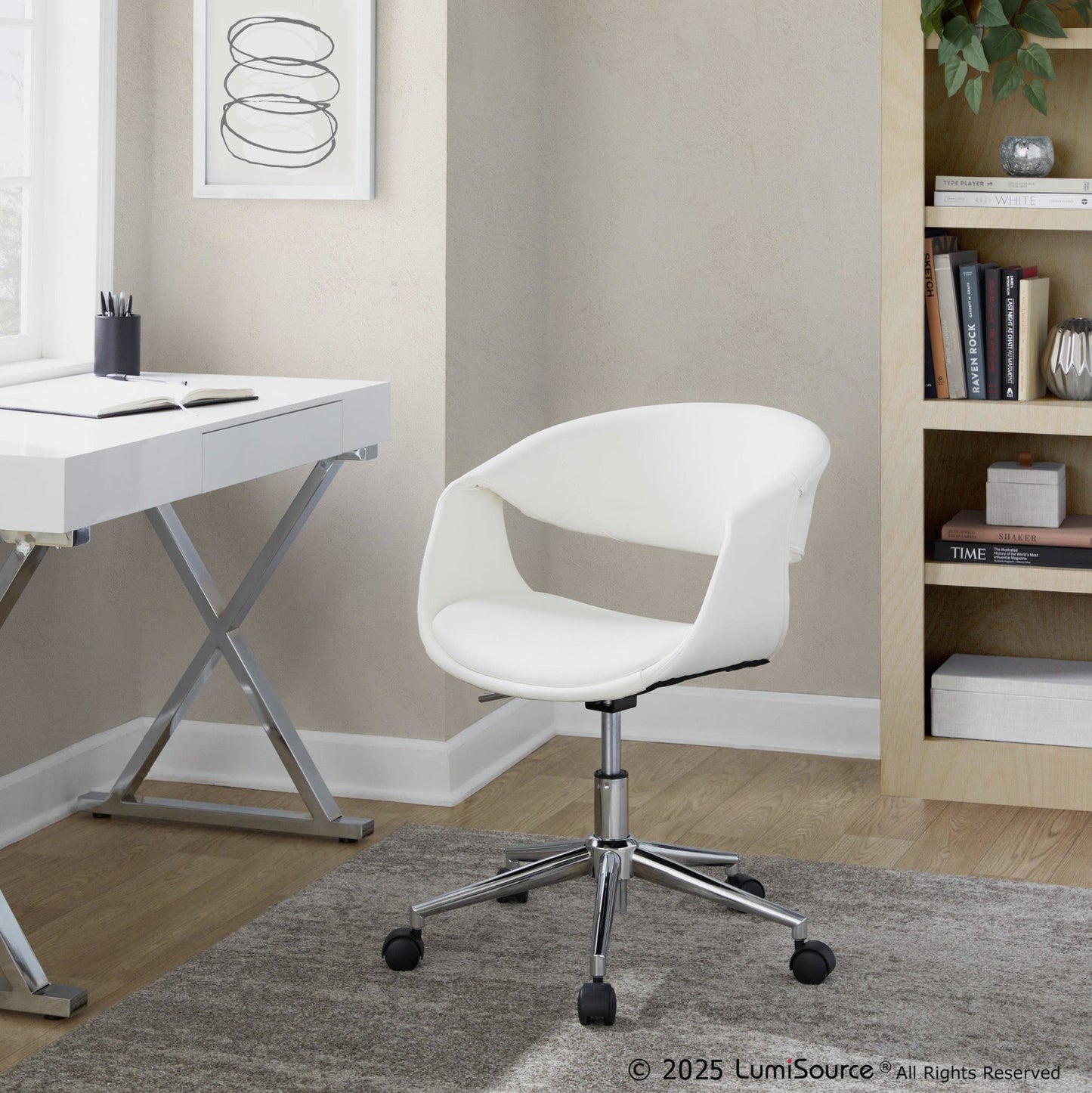 Majestic Office Furniture Upholstered 5-star Task Chair
