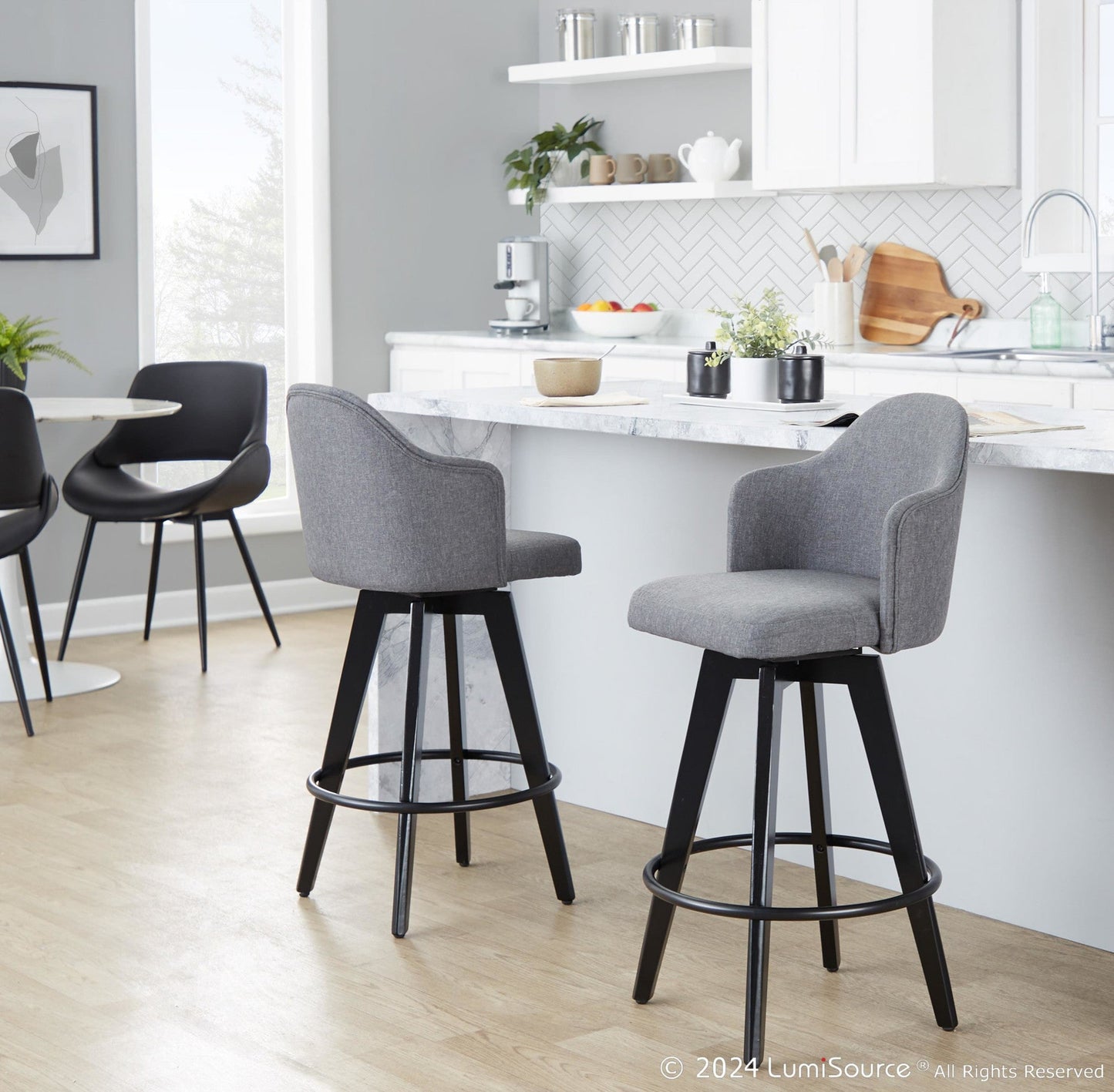 Majestic Office Furniture 26" Fixed-Height Counter Stool - Set of 2
