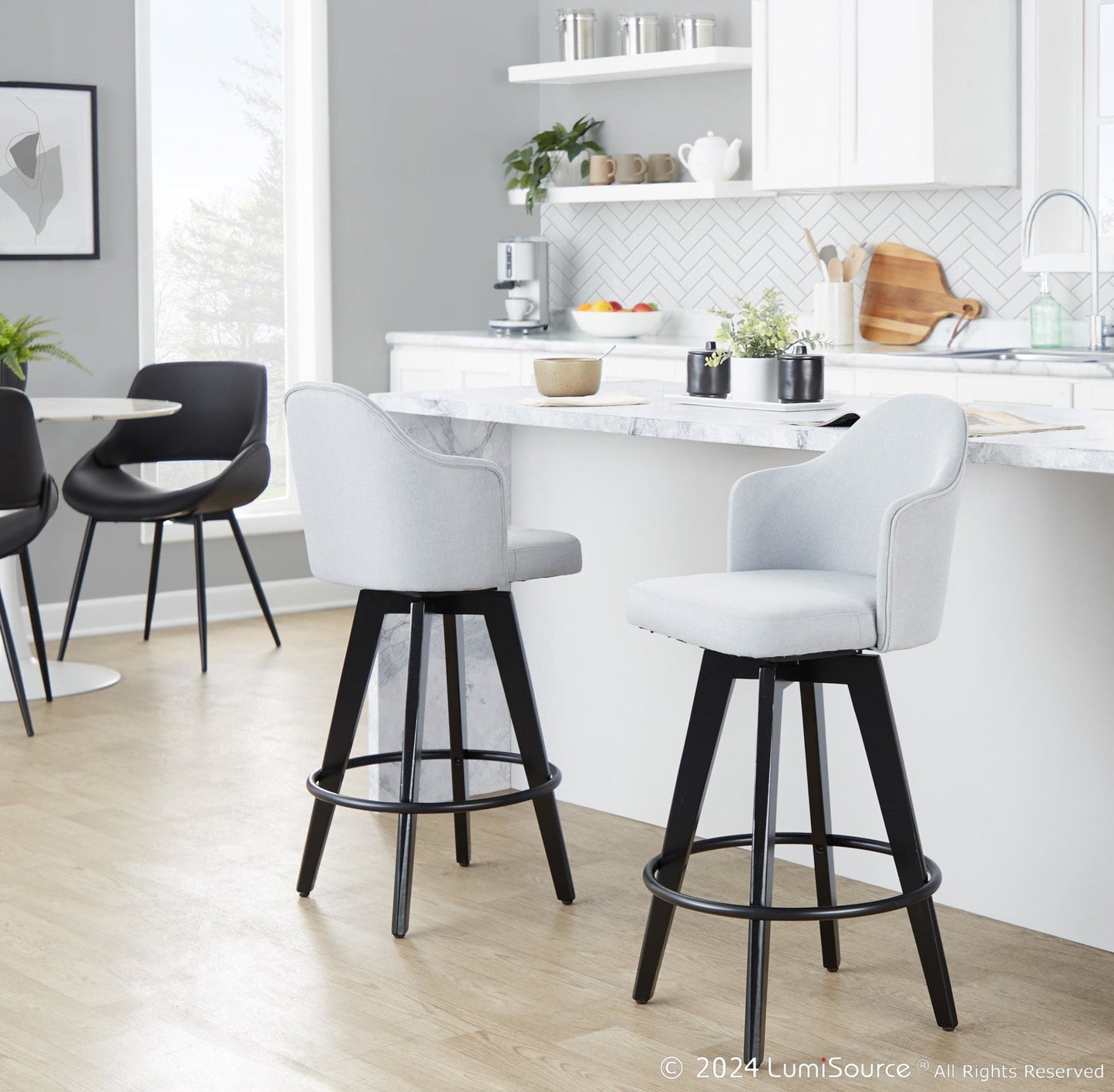 Majestic Office Furniture 26" Fixed-Height Counter Stool - Set of 2