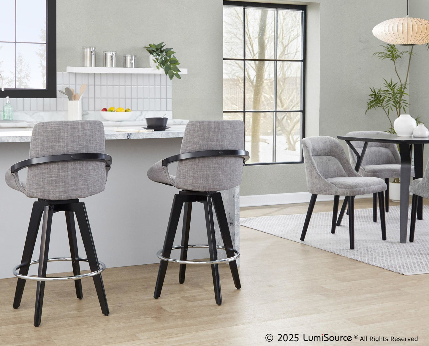 Majestic Office Furniture 26" Fixed-Height Counter Stool - Set of 2