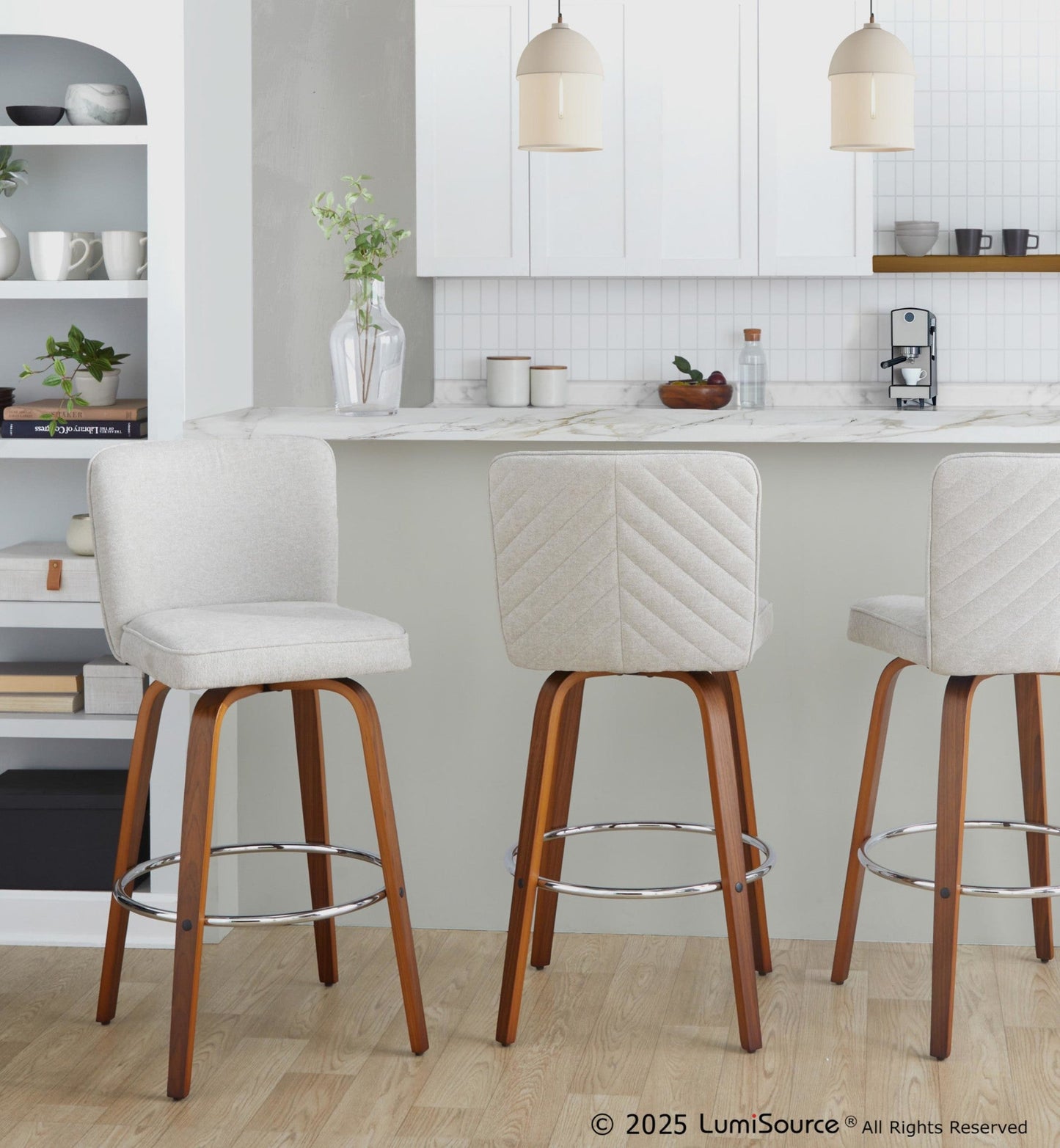 Majestic Office Furniture 30" Fixed-Height Xl Barstool - Set of 2