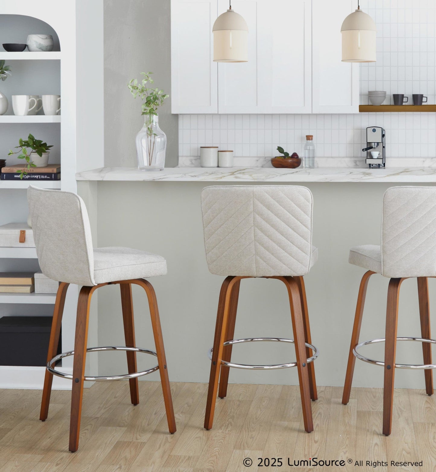 Majestic Office Furniture 30" Fixed-Height Xl Barstool - Set of 2