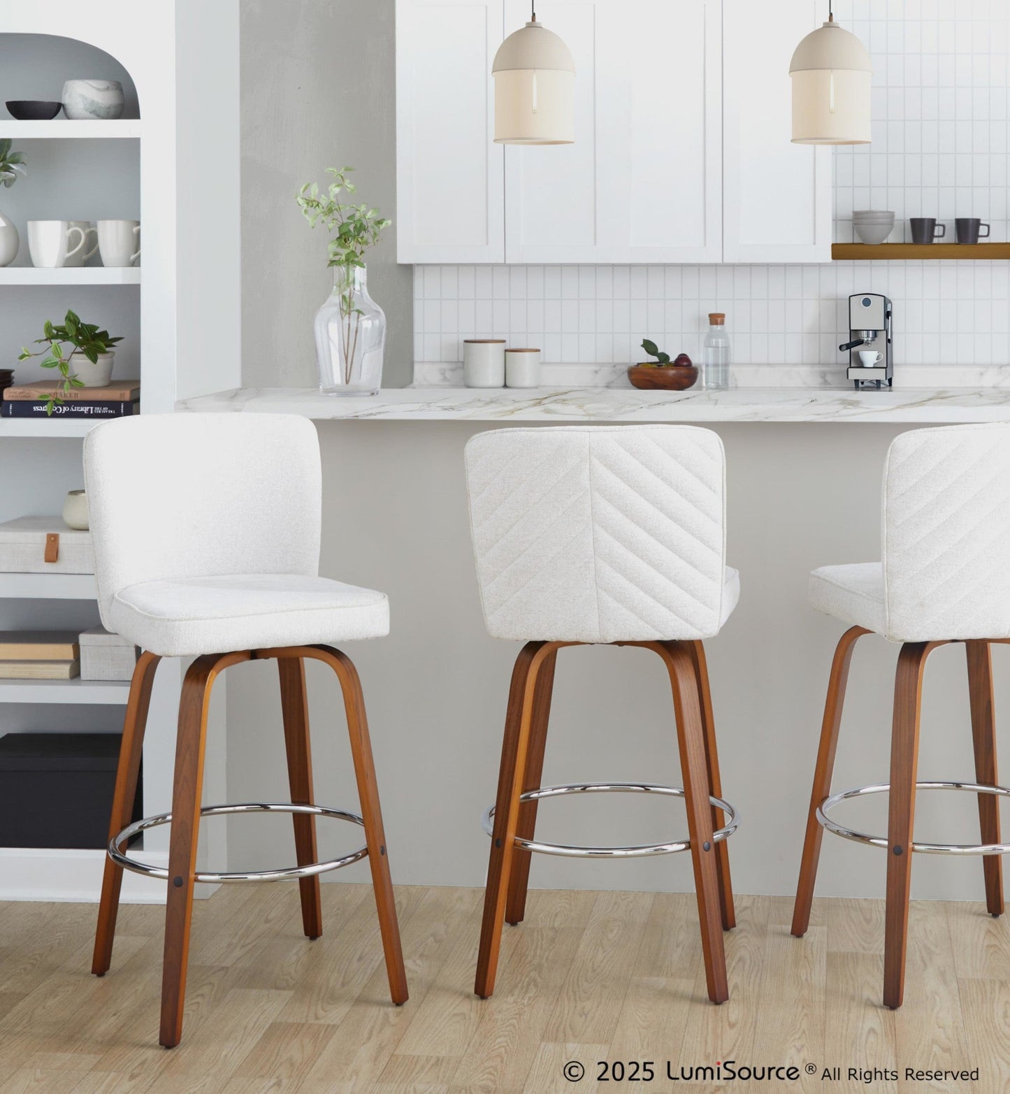 Majestic Office Furniture 30" Fixed-Height Xl Barstool - Set of 2