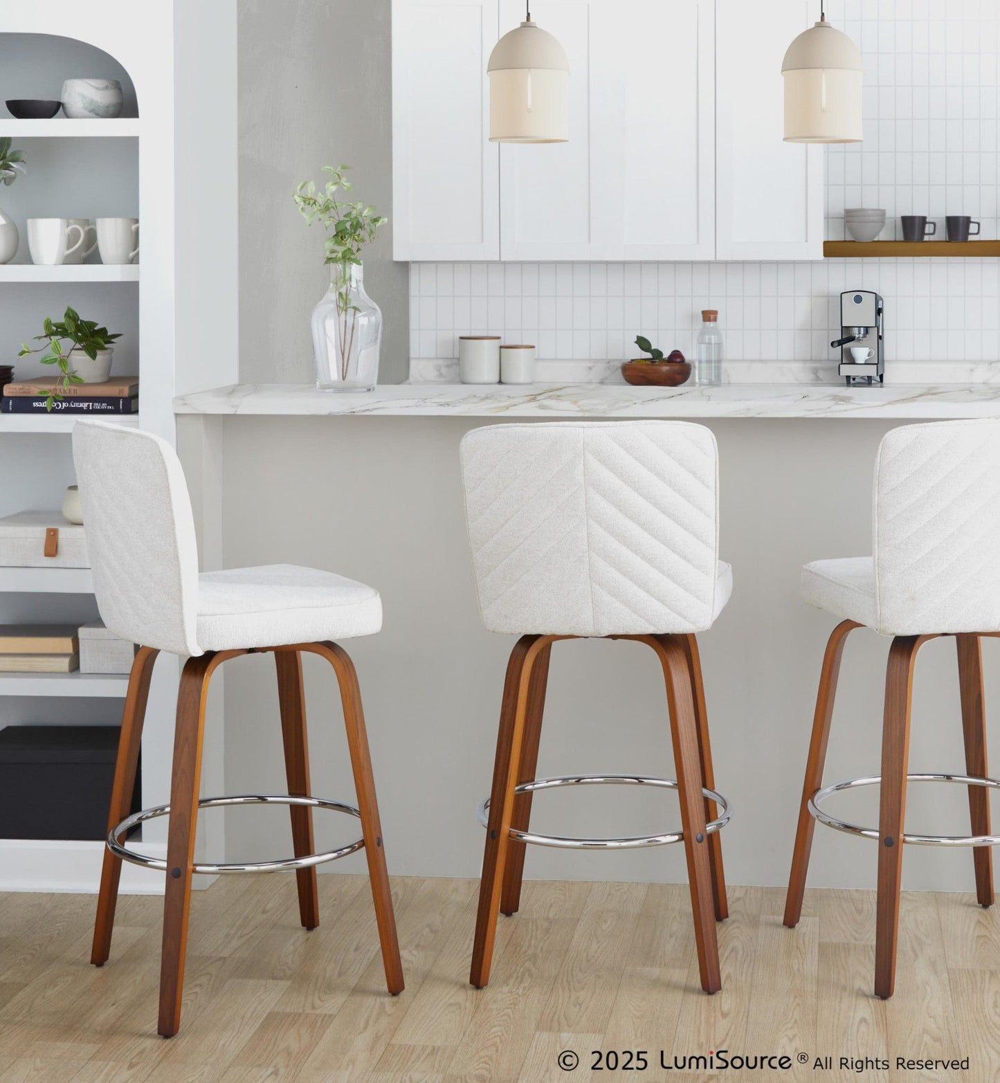 Majestic Office Furniture 30" Fixed-Height Xl Barstool - Set of 2