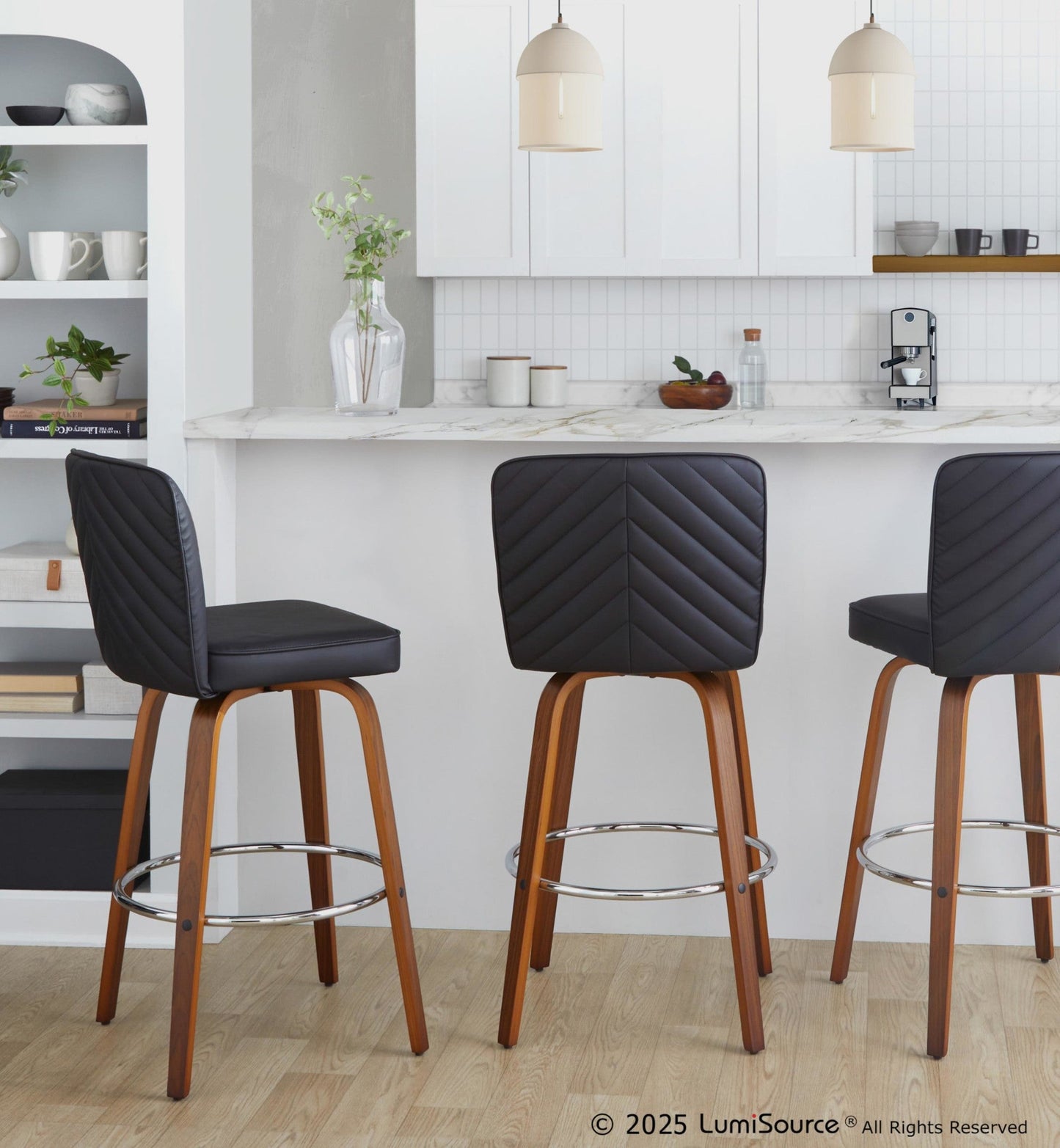 Majestic Office Furniture 30" Fixed-Height Xl Barstool - Set of 2