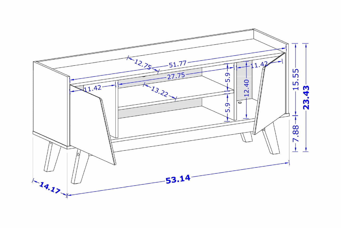 Manhattan Comfort Marcus TV Stand