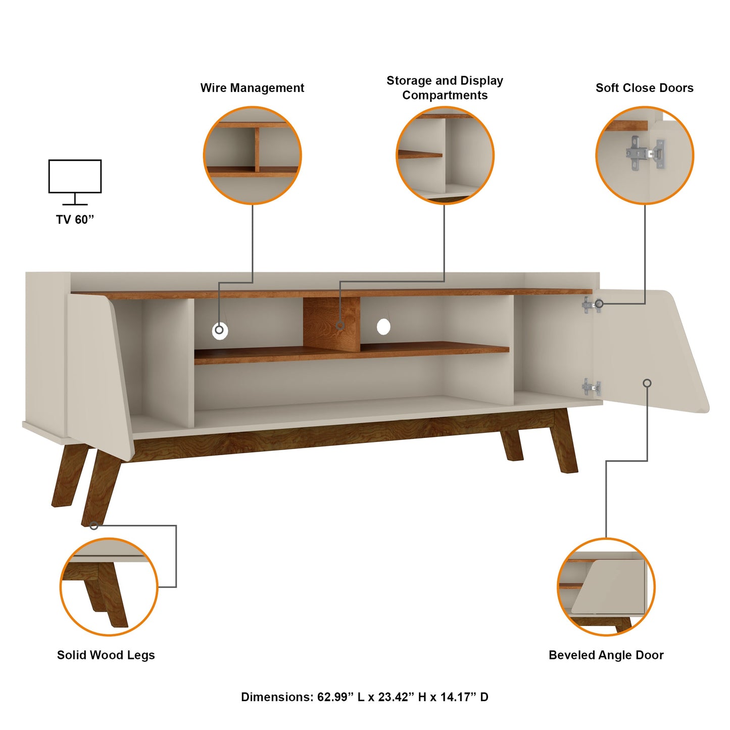Manhattan Comfort Marcus TV Stand