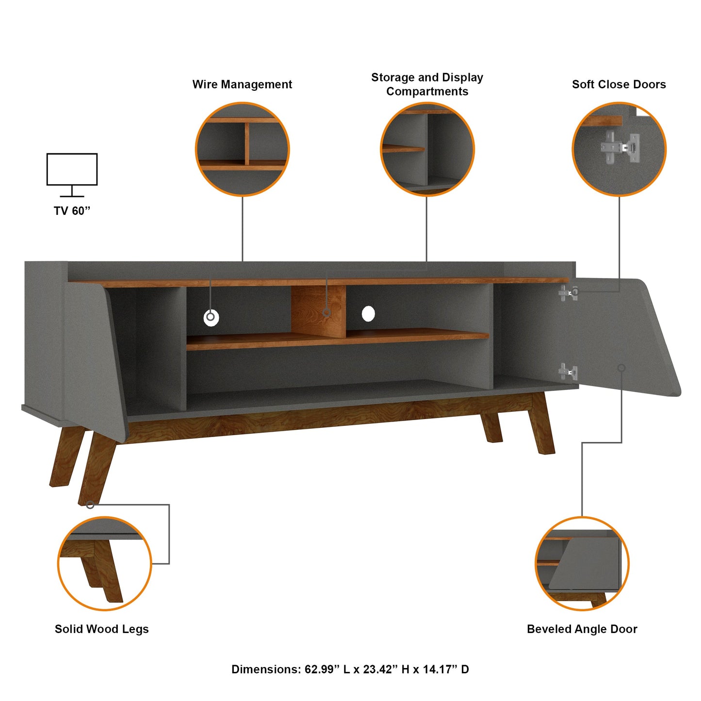 Manhattan Comfort Marcus TV Stand