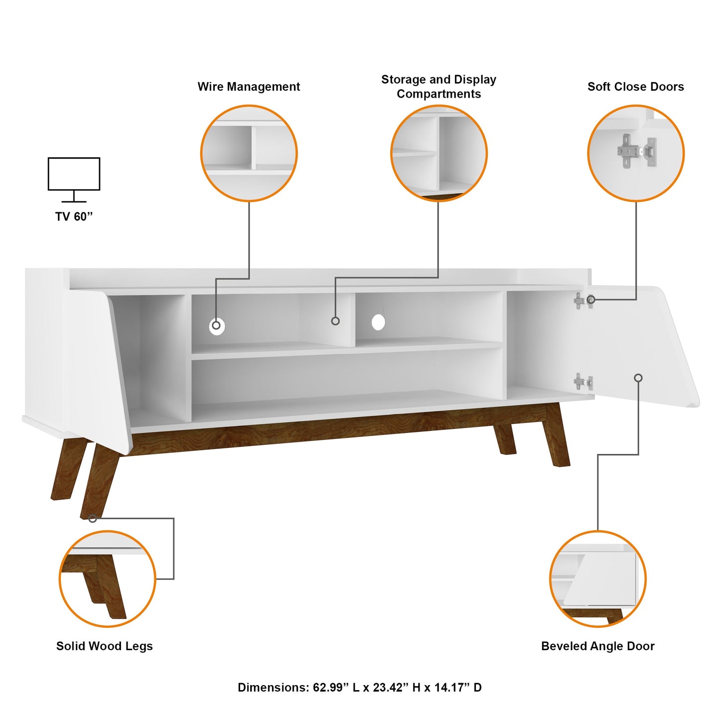 Manhattan Comfort Marcus TV Stand