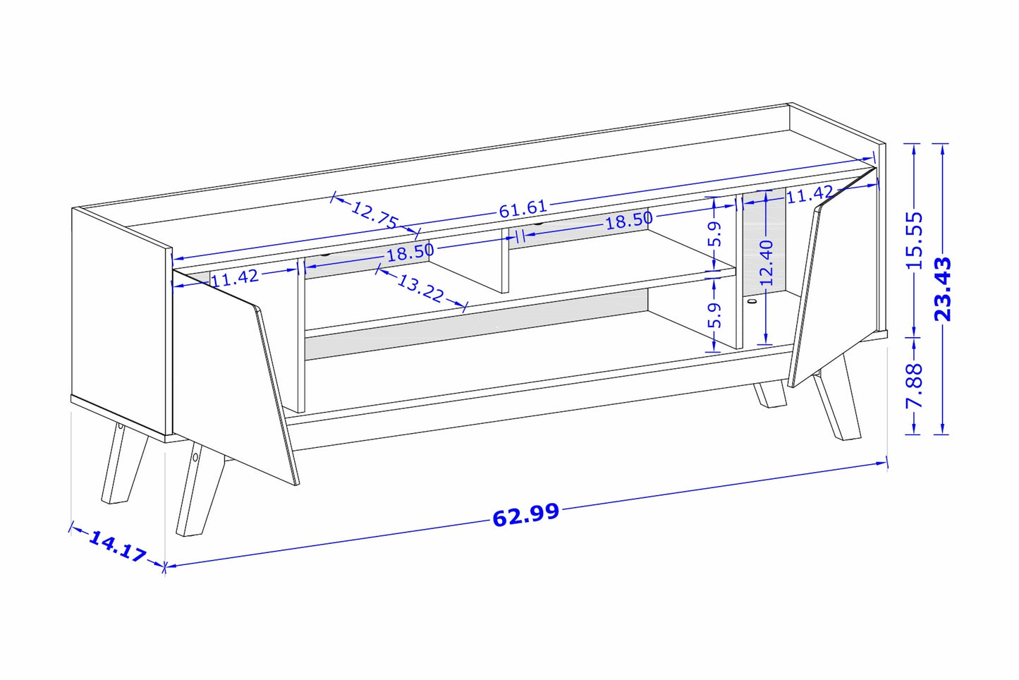Manhattan Comfort Marcus TV Stand
