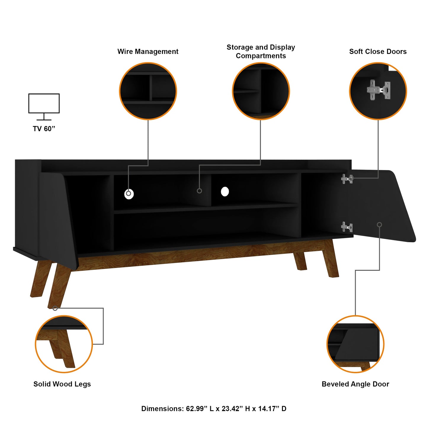 Manhattan Comfort Marcus TV Stand