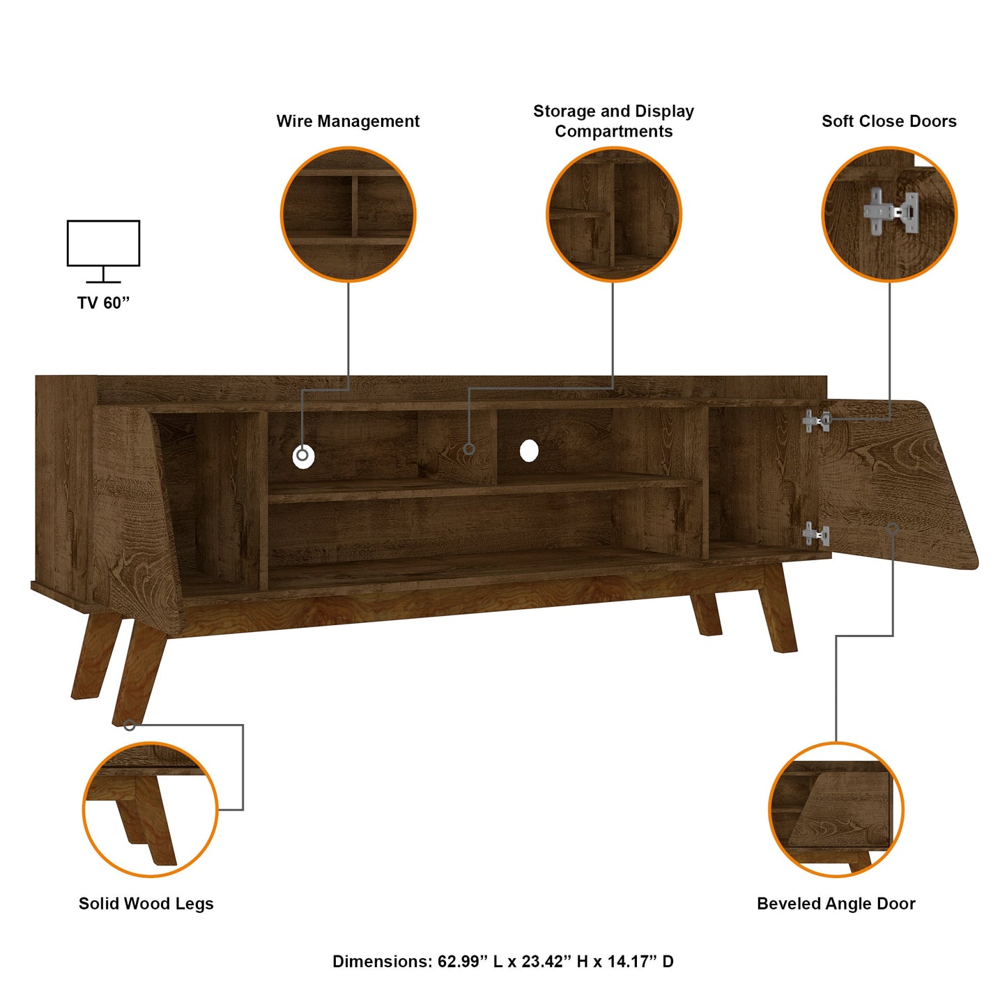 Manhattan Comfort Marcus TV Stand