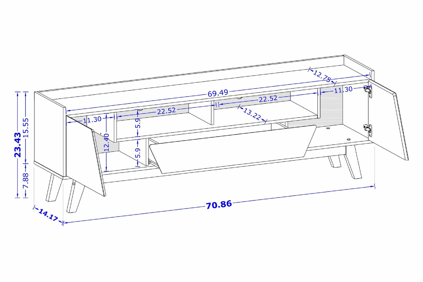 Manhattan Comfort Marcus TV Stand