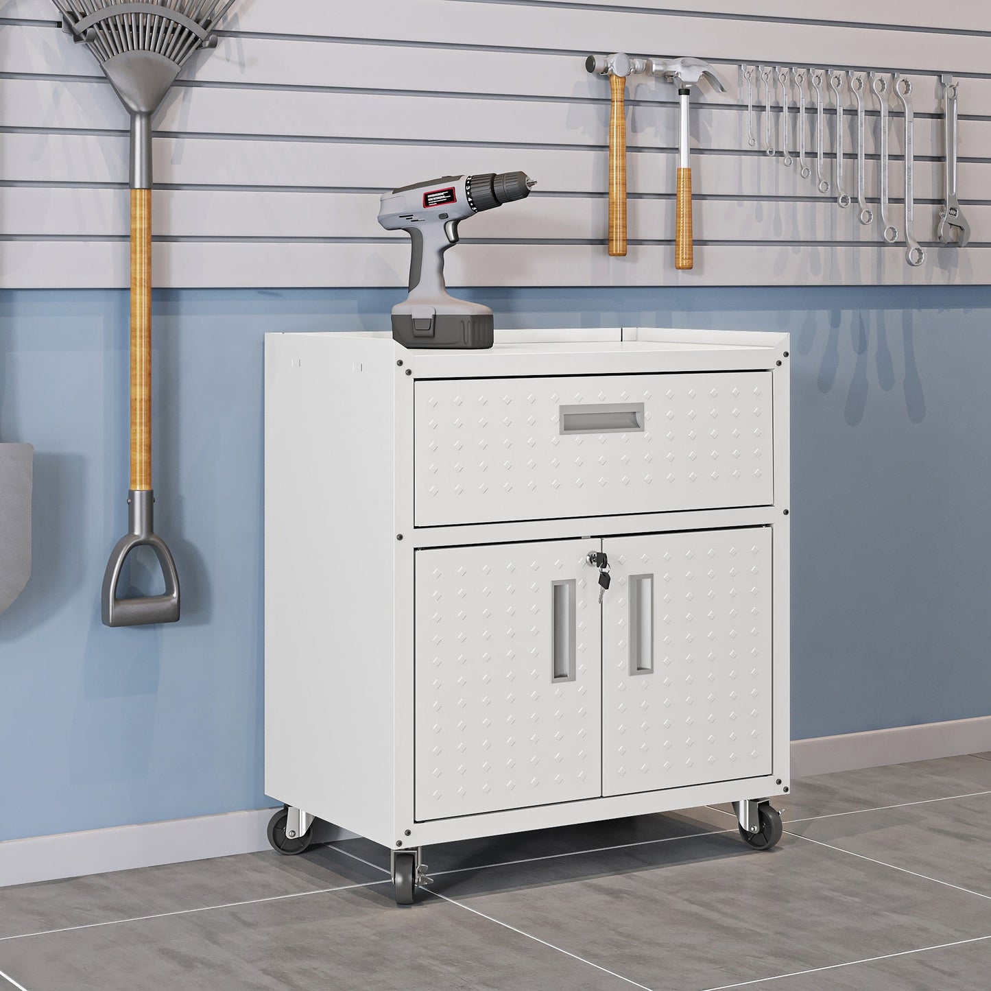 Manhattan Comfort Fortress Garage Cabinet